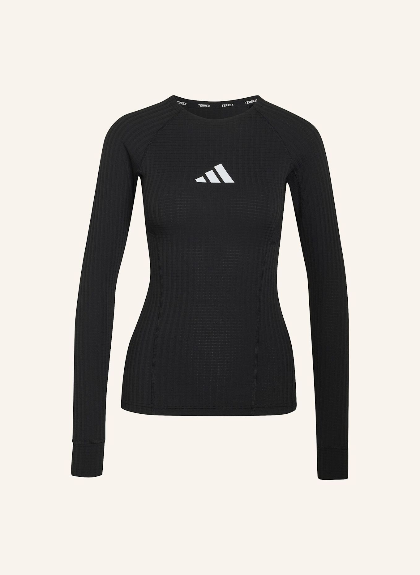 adidas TERREX TERREX XPERIOR CLIMA365 BASELAYER, LANGÄRMELIG: SCHWARZ