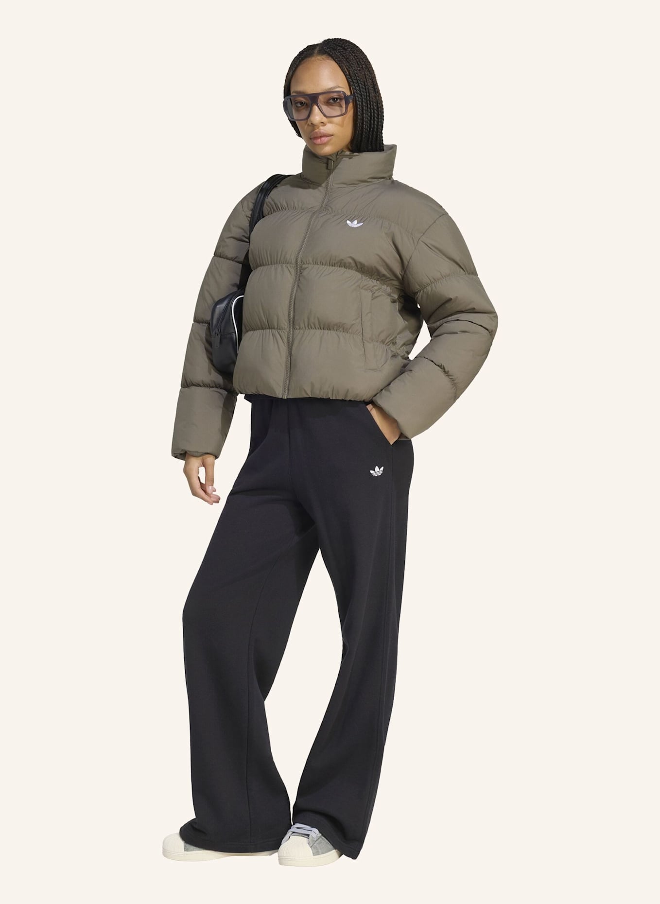 adidas Originals JACKE, GEFÜTTERT, KURZER SCHNITT: BRAUN