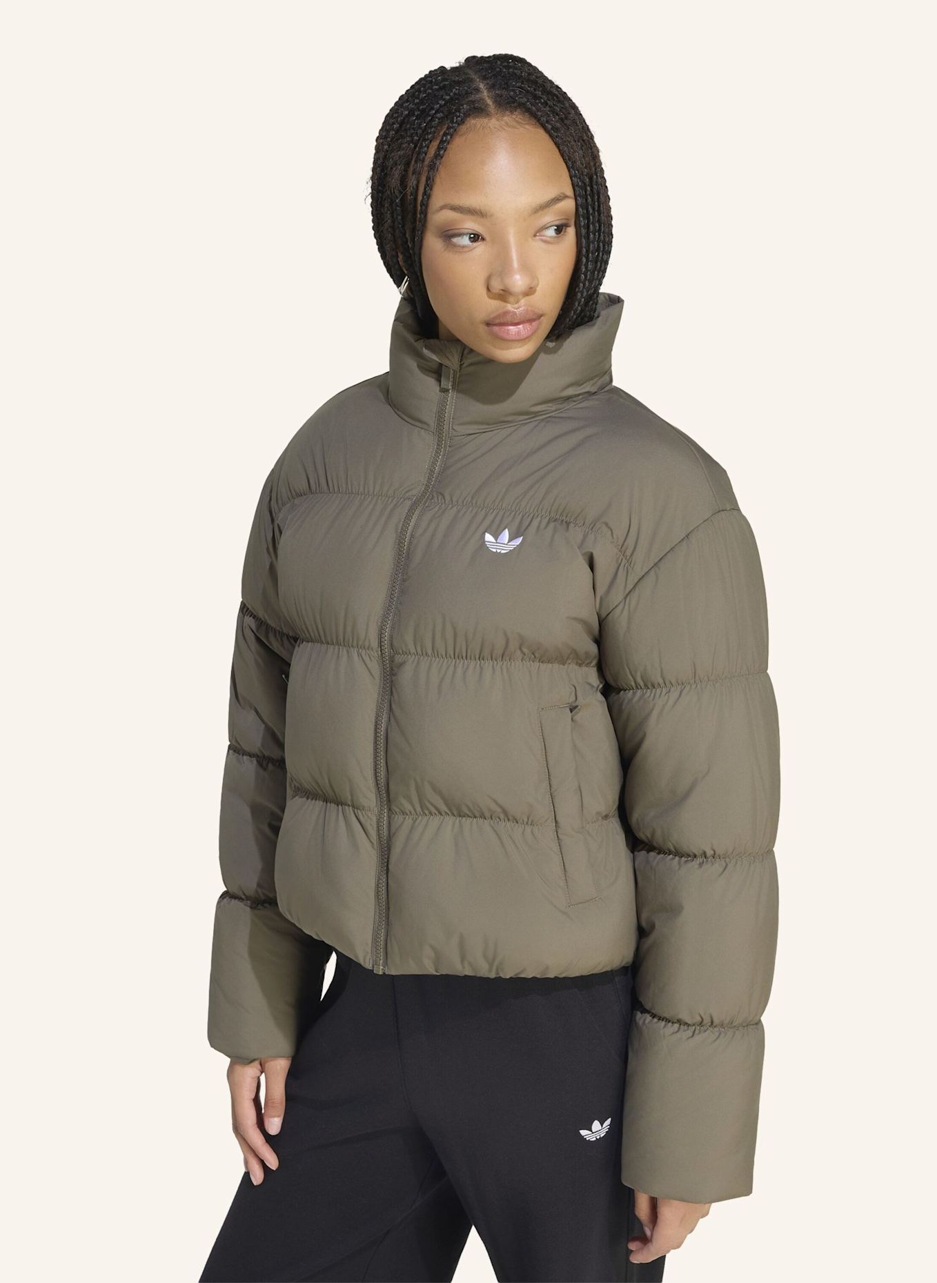 adidas Originals JACKE, GEFÜTTERT, KURZER SCHNITT: BRAUN