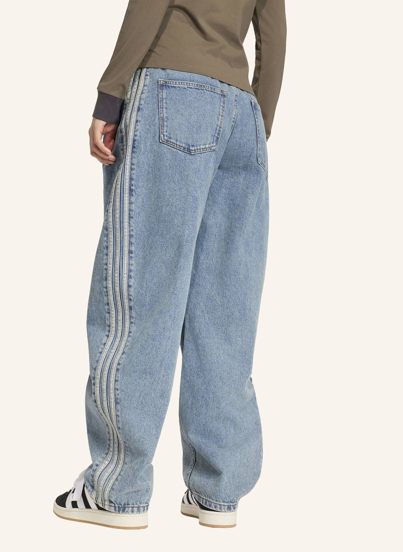 adidas Originals BARREL-JEANSHOSE, HOHER BUND: BLAU