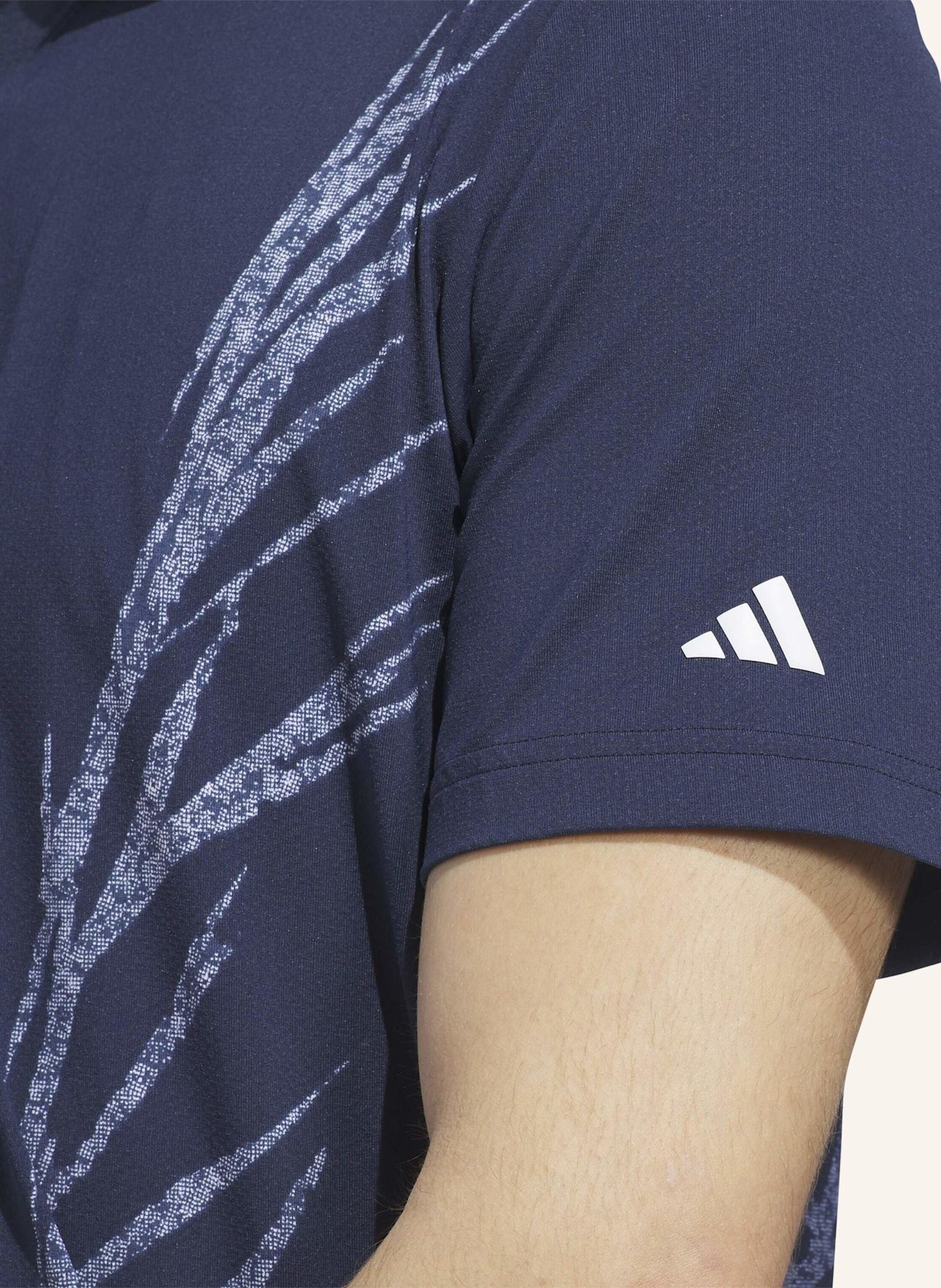 adidas ULTIMATE365 TOUR COOL FEELING FESCUE POLOSHIRT: BLAU