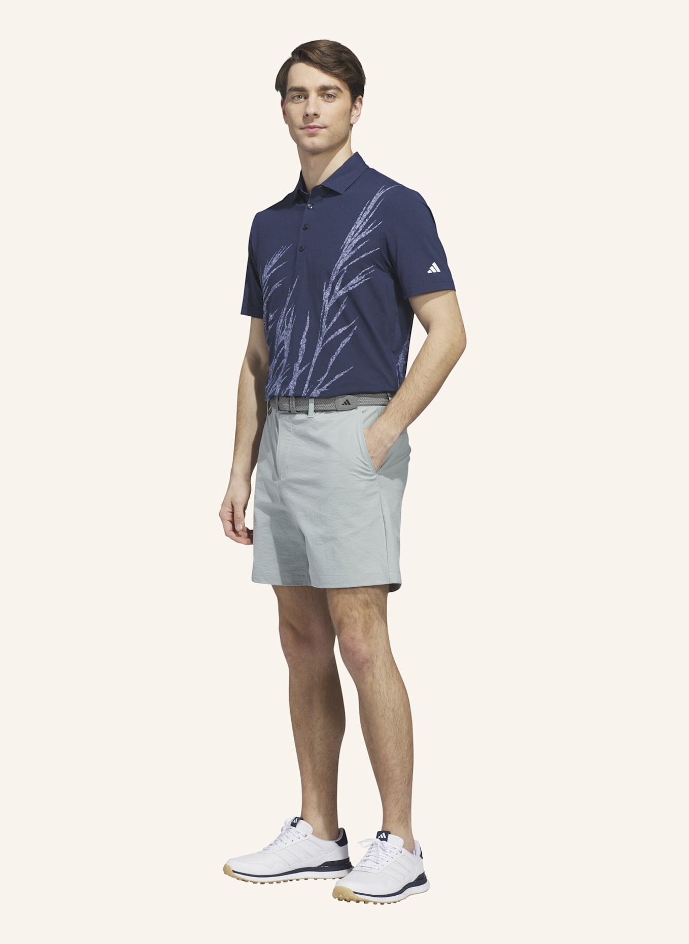 adidas ULTIMATE365 TOUR COOL FEELING FESCUE POLOSHIRT: BLAU
