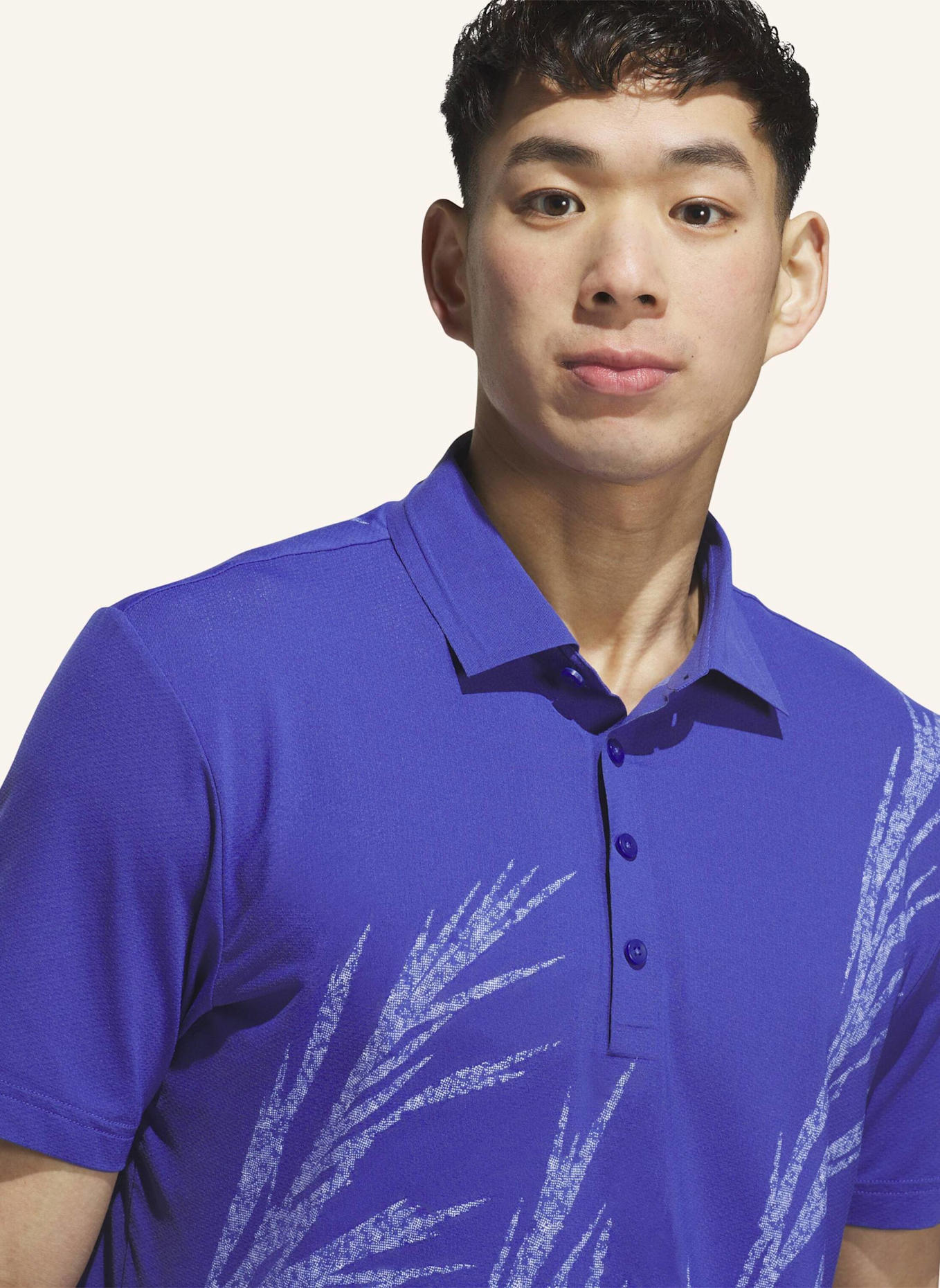 adidas ULTIMATE365 TOUR COOL FEELING FESCUE POLOSHIRT: DUNKELBLAU