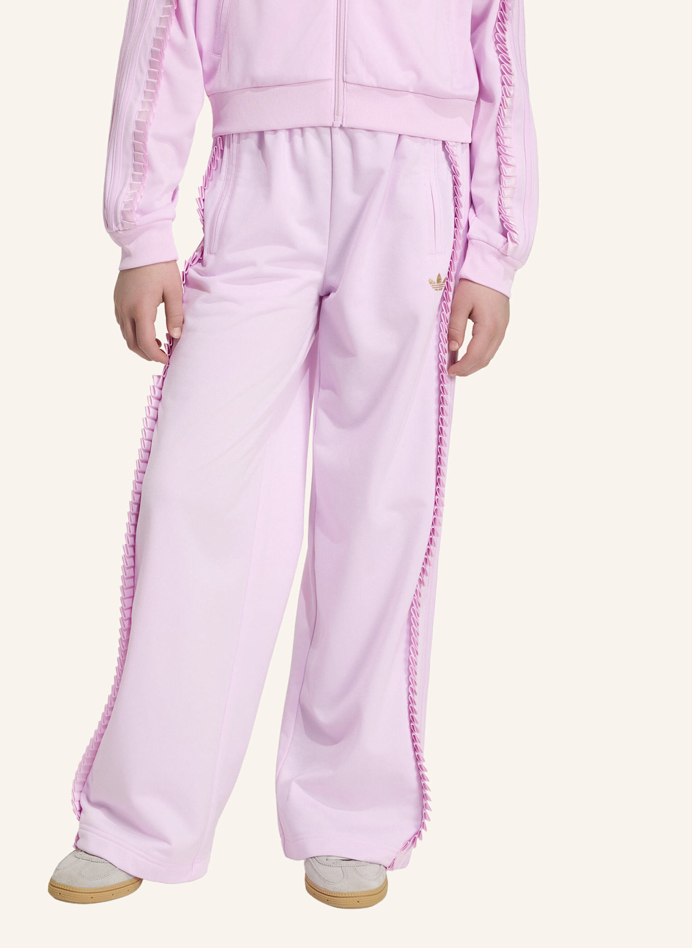 adidas Originals FIREBIRD TRAININGSHOSE, LOCKER GESCHNITTEN: ROSA