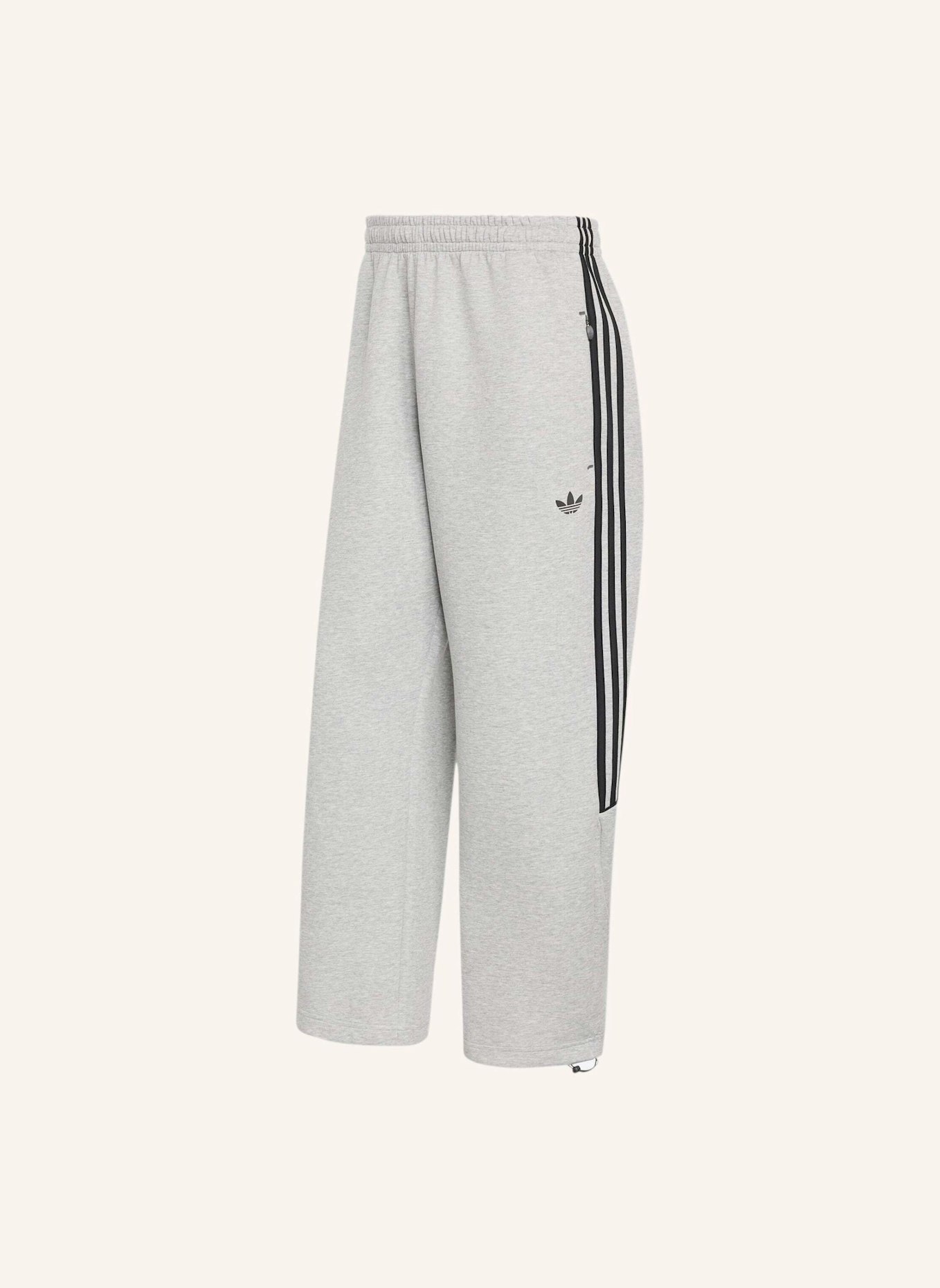adidas Originals SPACER TEAMGEIST 26 CUTLINE HOSE, OFFENER SAUM: GRAU