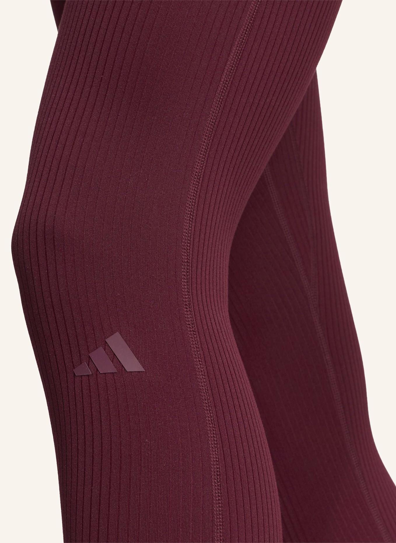 adidas ALL ME LEGGINGS, GERIPPT: ROT