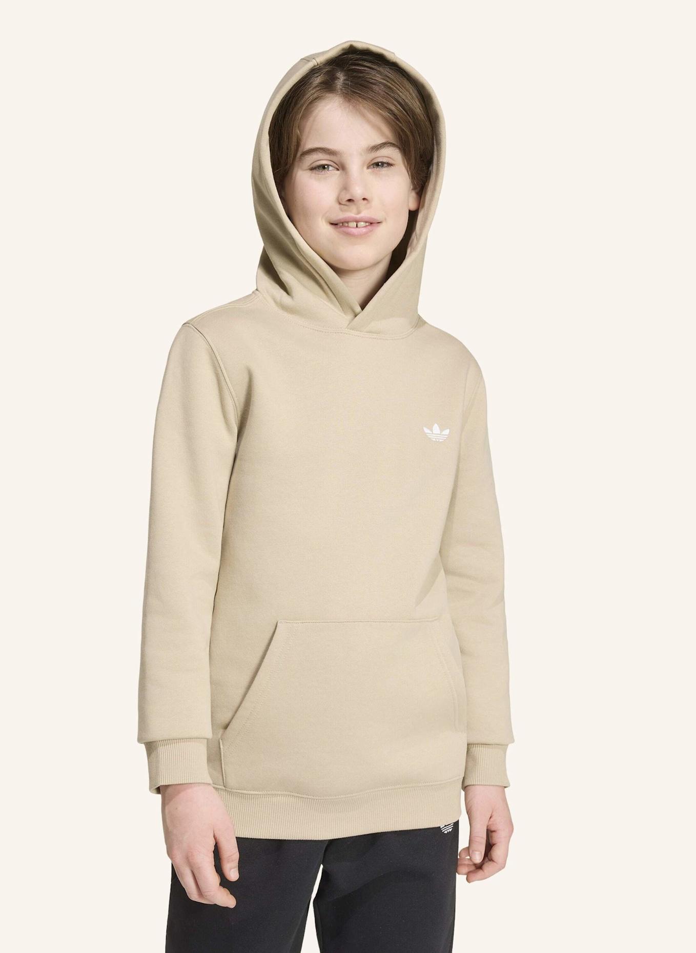 adidas Originals REGULAR FLEECE-HOODIE: BEIGE