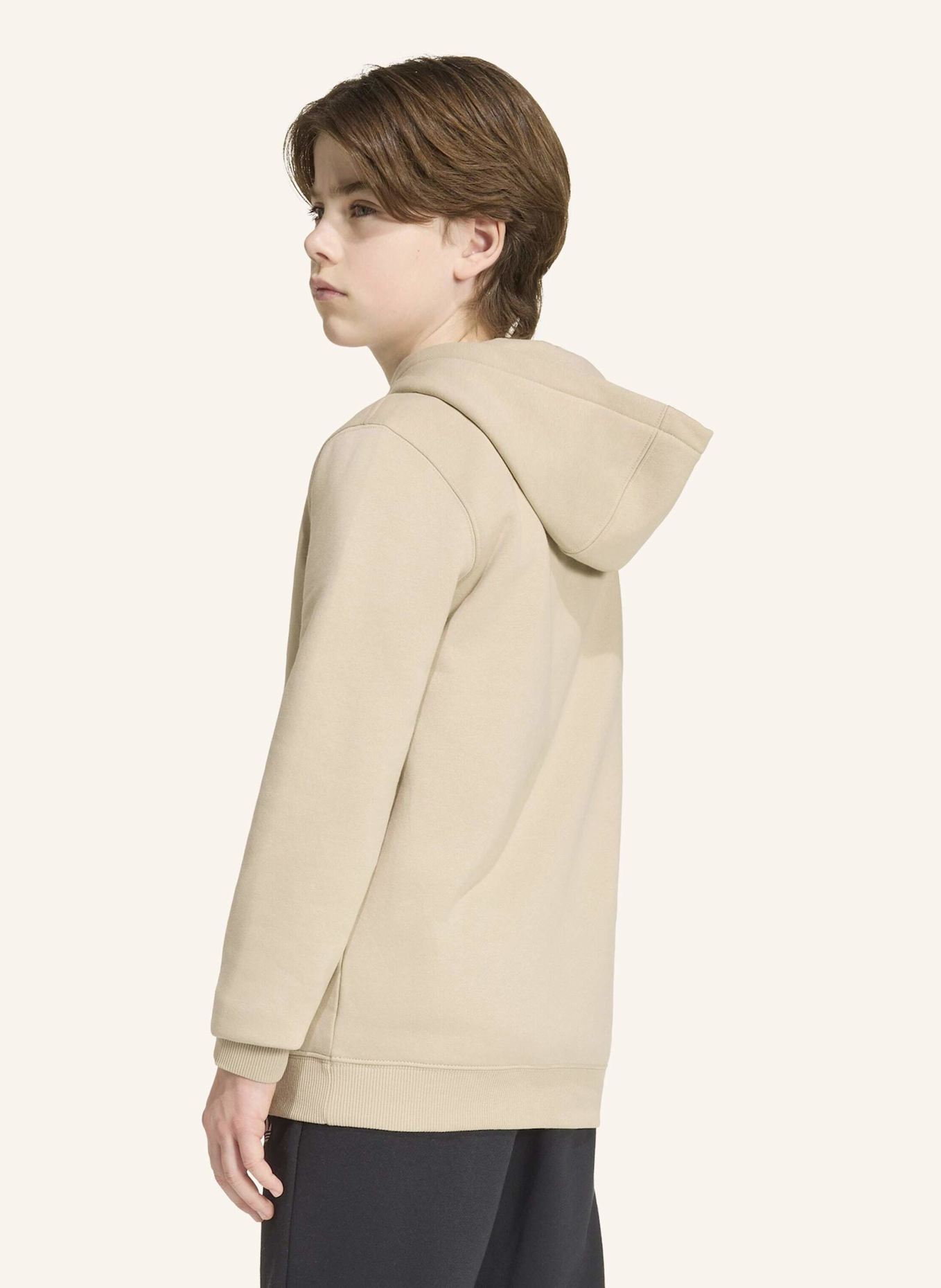 adidas Originals REGULAR FLEECE-HOODIE: BEIGE