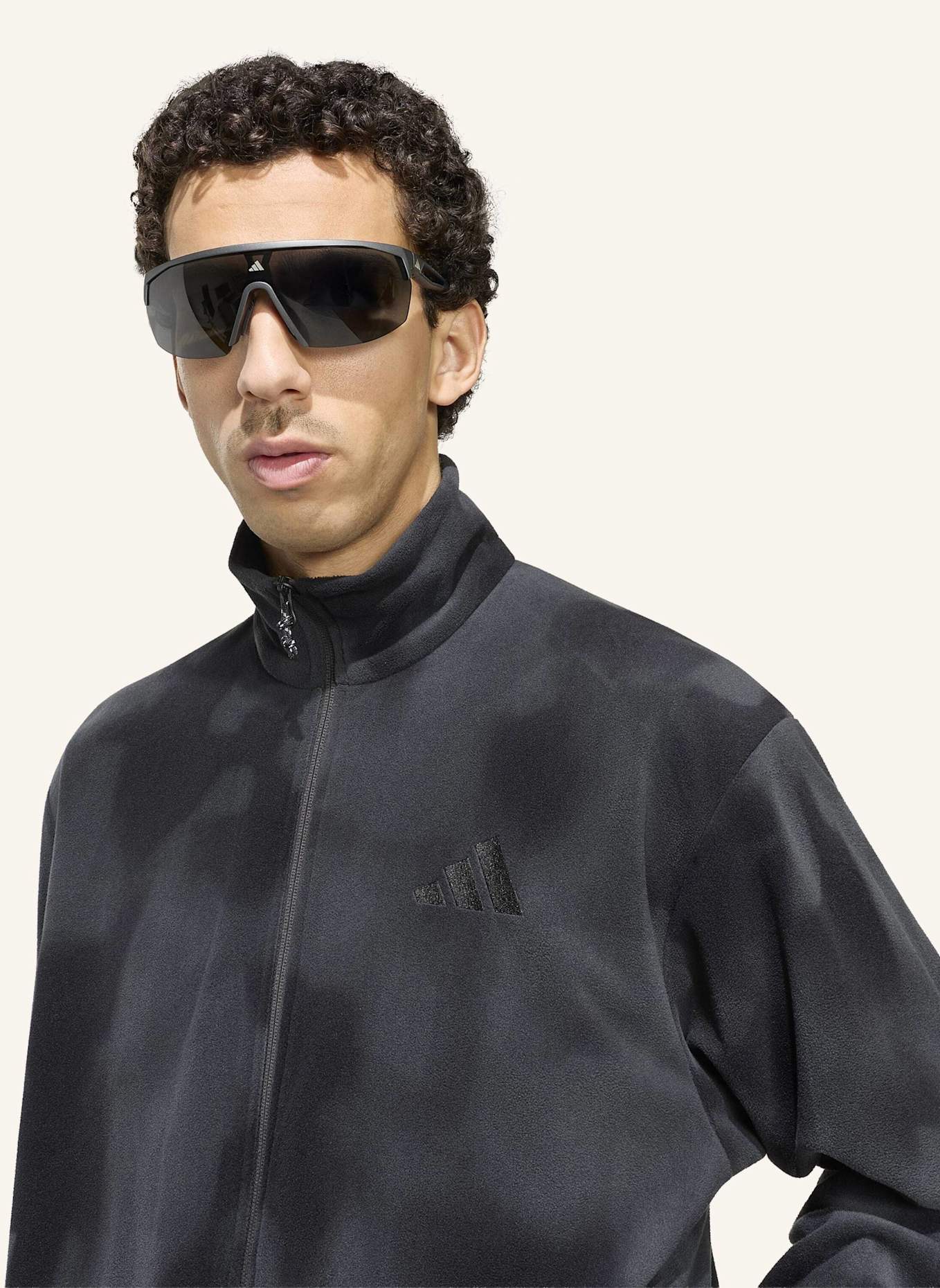 adidas TERREX TERREX MULTI CLIMAWARM FLEECEJACKE, DURCHGEHENDER REISSVERSCHLUSS: GRAU / SCHWARZ