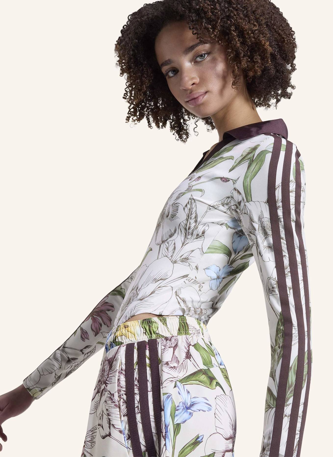 adidas ADIDAS X FARM RIO ONESIE: ECRU