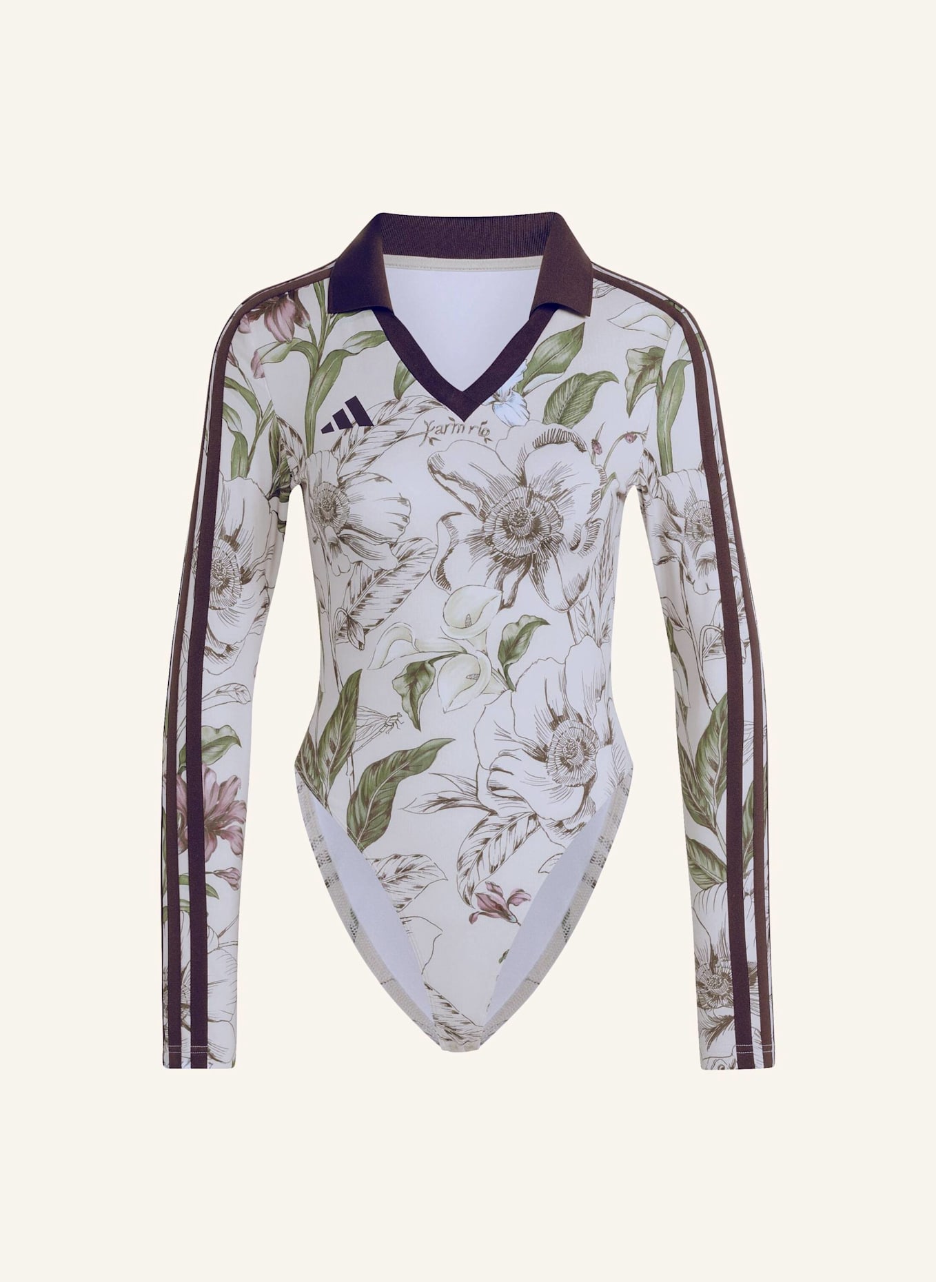 adidas ADIDAS X FARM RIO ONESIE: ECRU