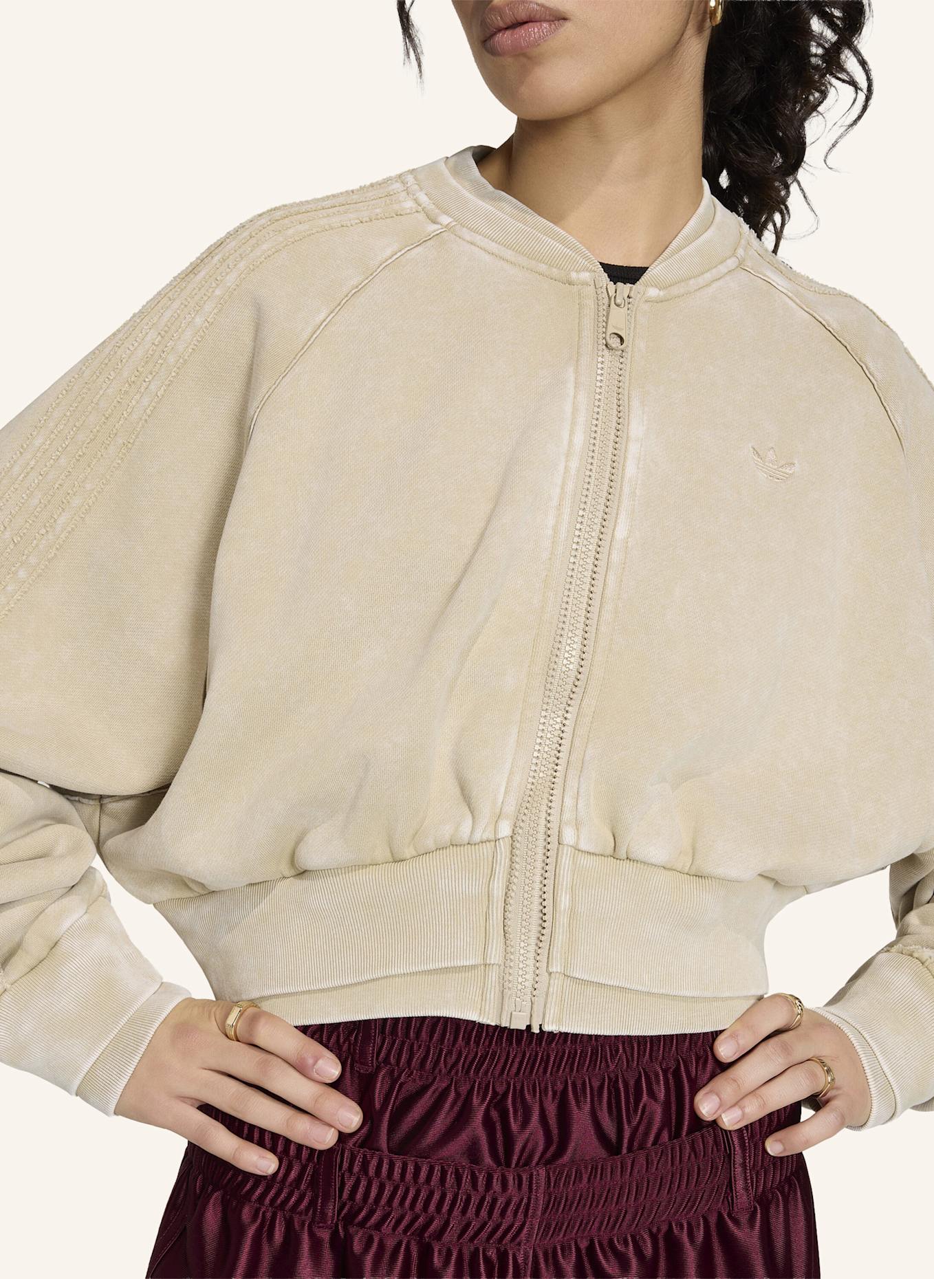 adidas Originals SST TRACK TOP, KÜRZER GESCHNITTEN, ZWEILAGIG: BEIGE