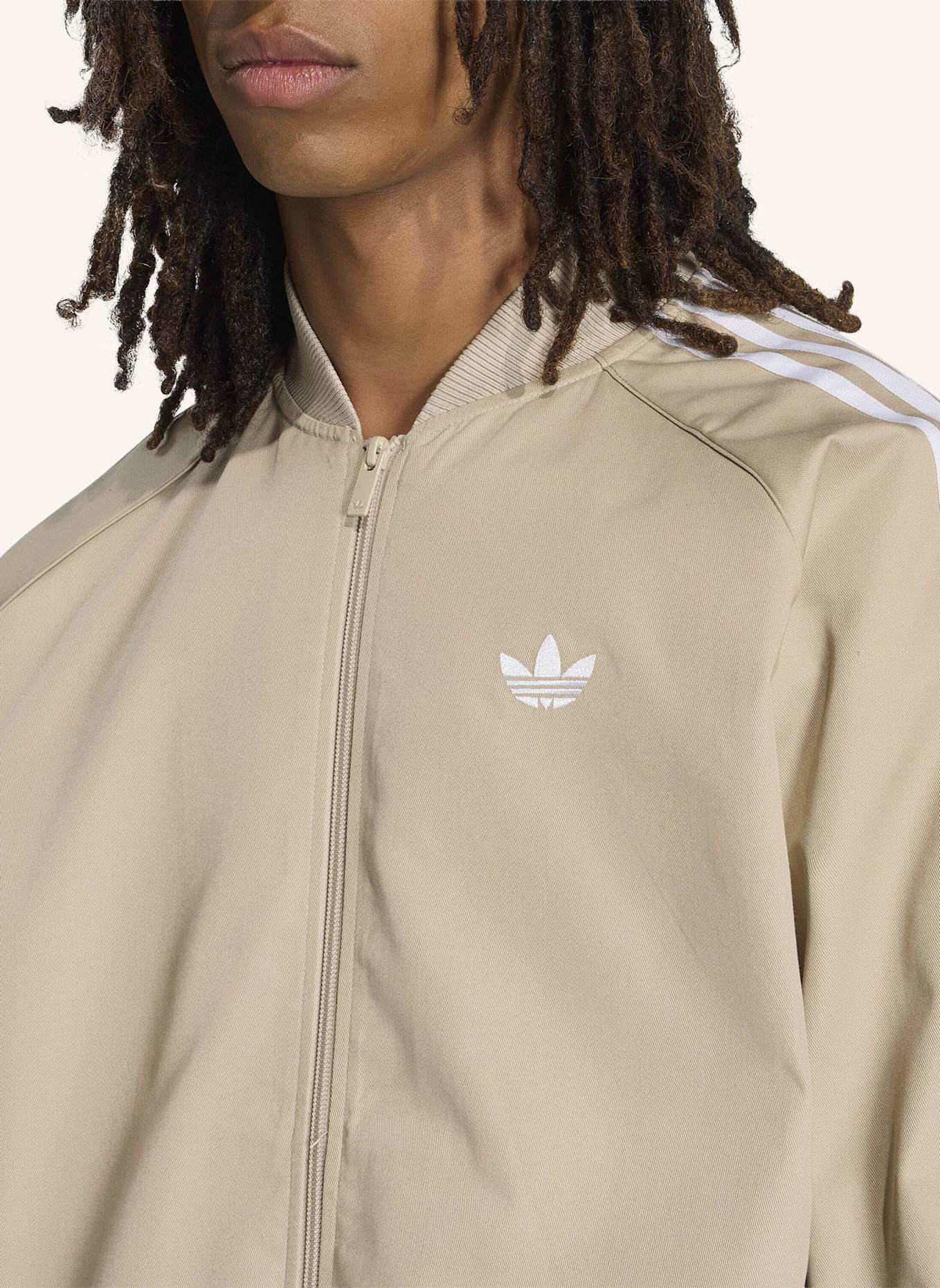 adidas Originals SST ADICOLOR CLASSICS TRACK TOP BAUMWOLLE TWILL: BEIGE