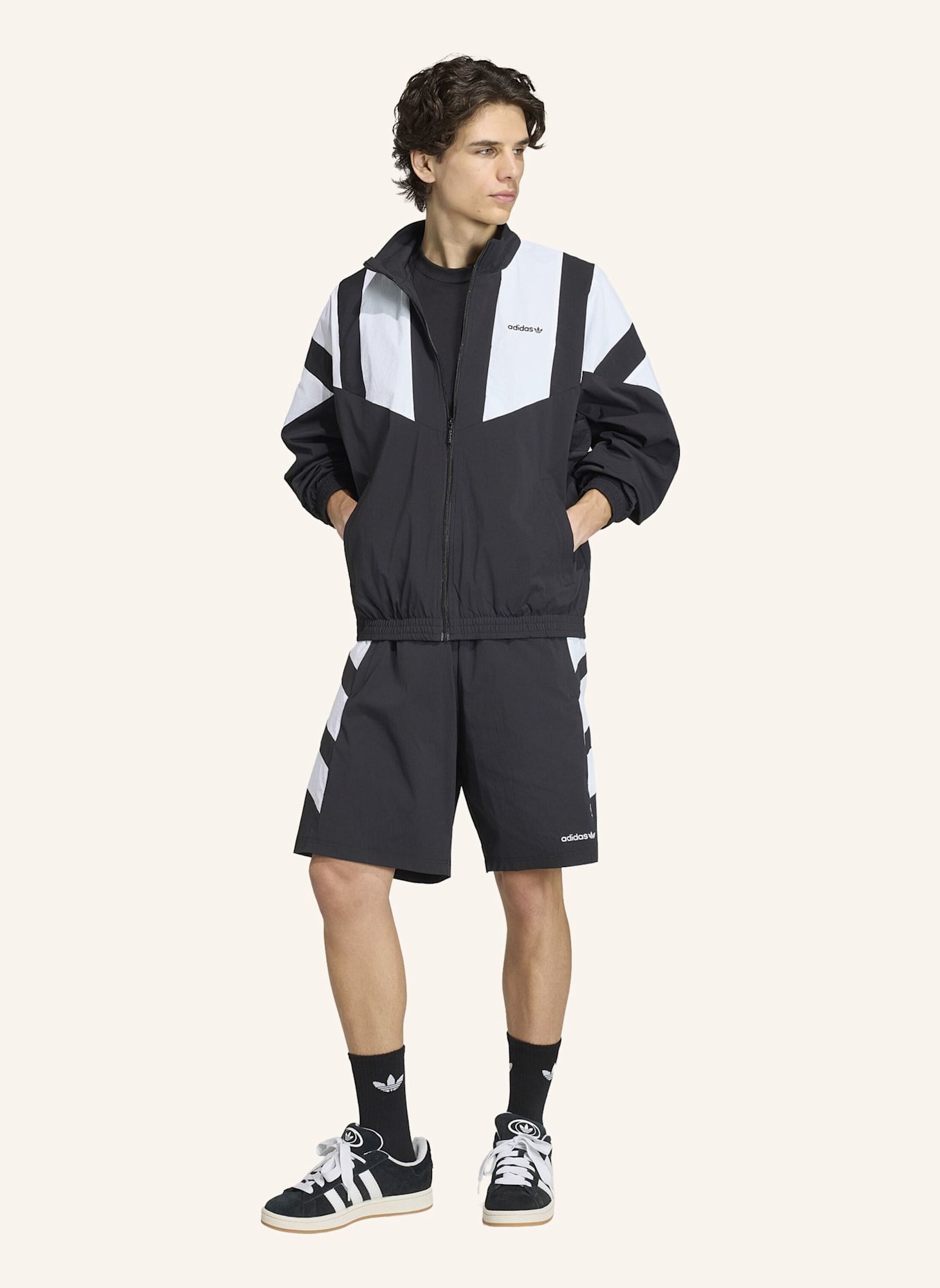 adidas Originals BLOCKED ORIGINALS JACKE: SCHWARZ
