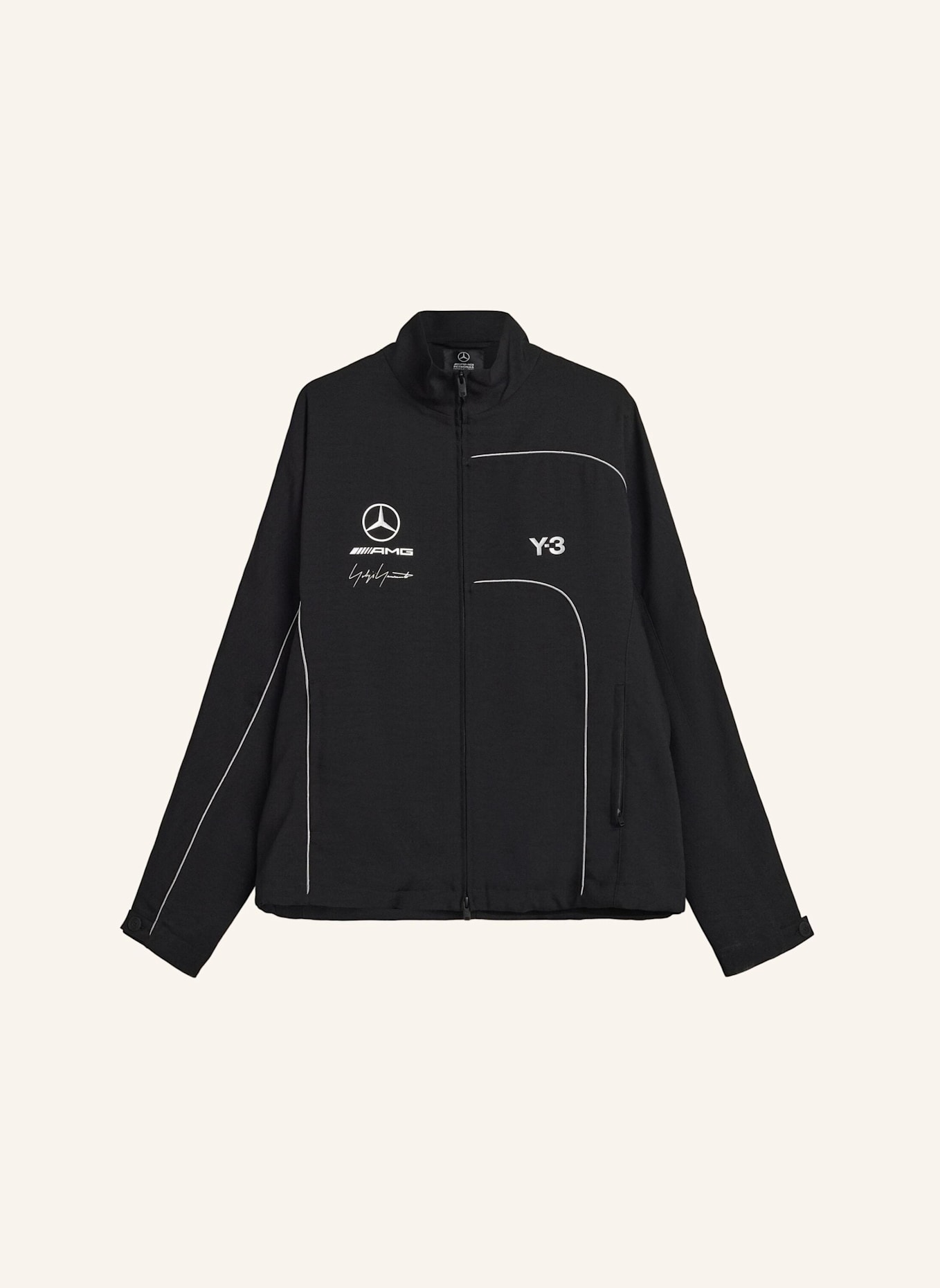 Y-3 Y-3 MERCEDES ACTION SPORTS JACKE: SCHWARZ