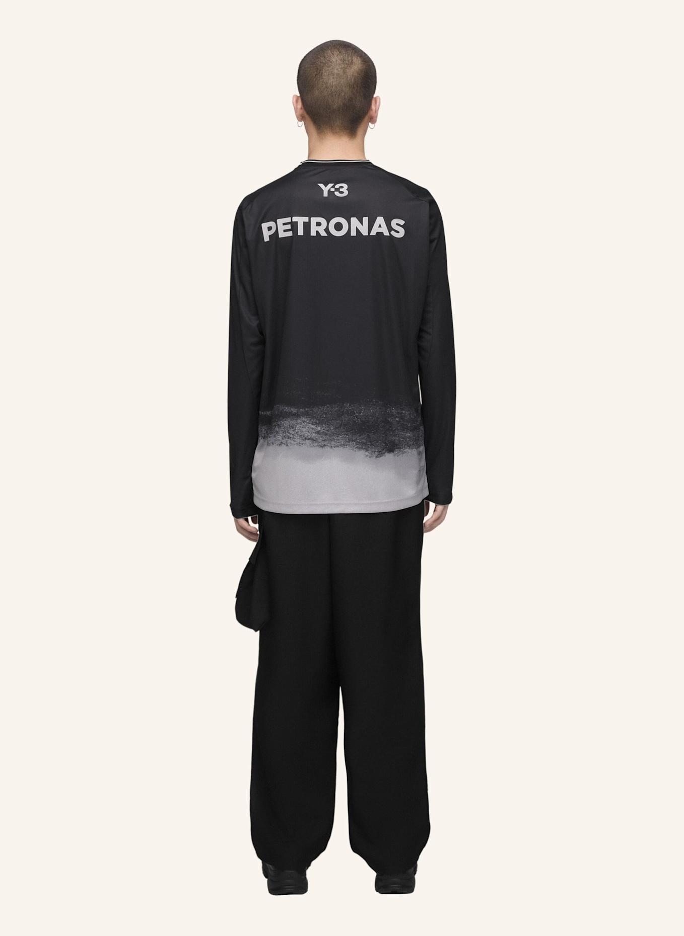 Y-3 Y-3 MERCEDES MECHANICS LANGÄRMELIGES JERSEY: SCHWARZ