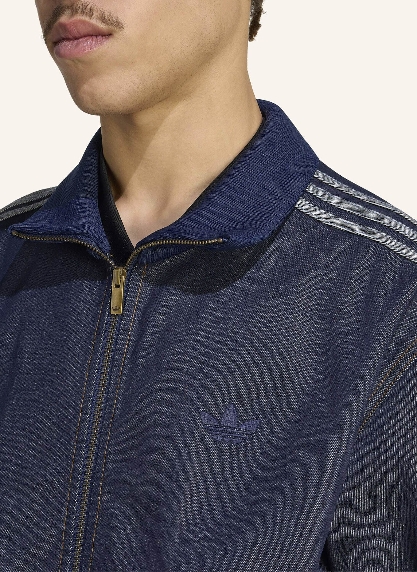 adidas Originals FIREBIRD ADICOLOR ORIGINALS JACKE, RAW DENIM: BLAU