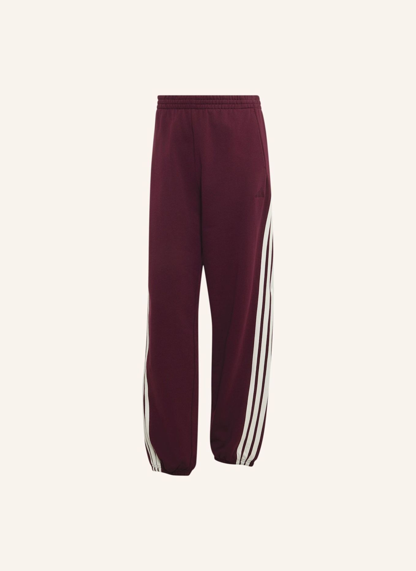 adidas ADIDAS KIT 3-STREIFEN HOSE, LOCKER GESCHNITTEN, BÜNDCHEN: ROT / WEISS