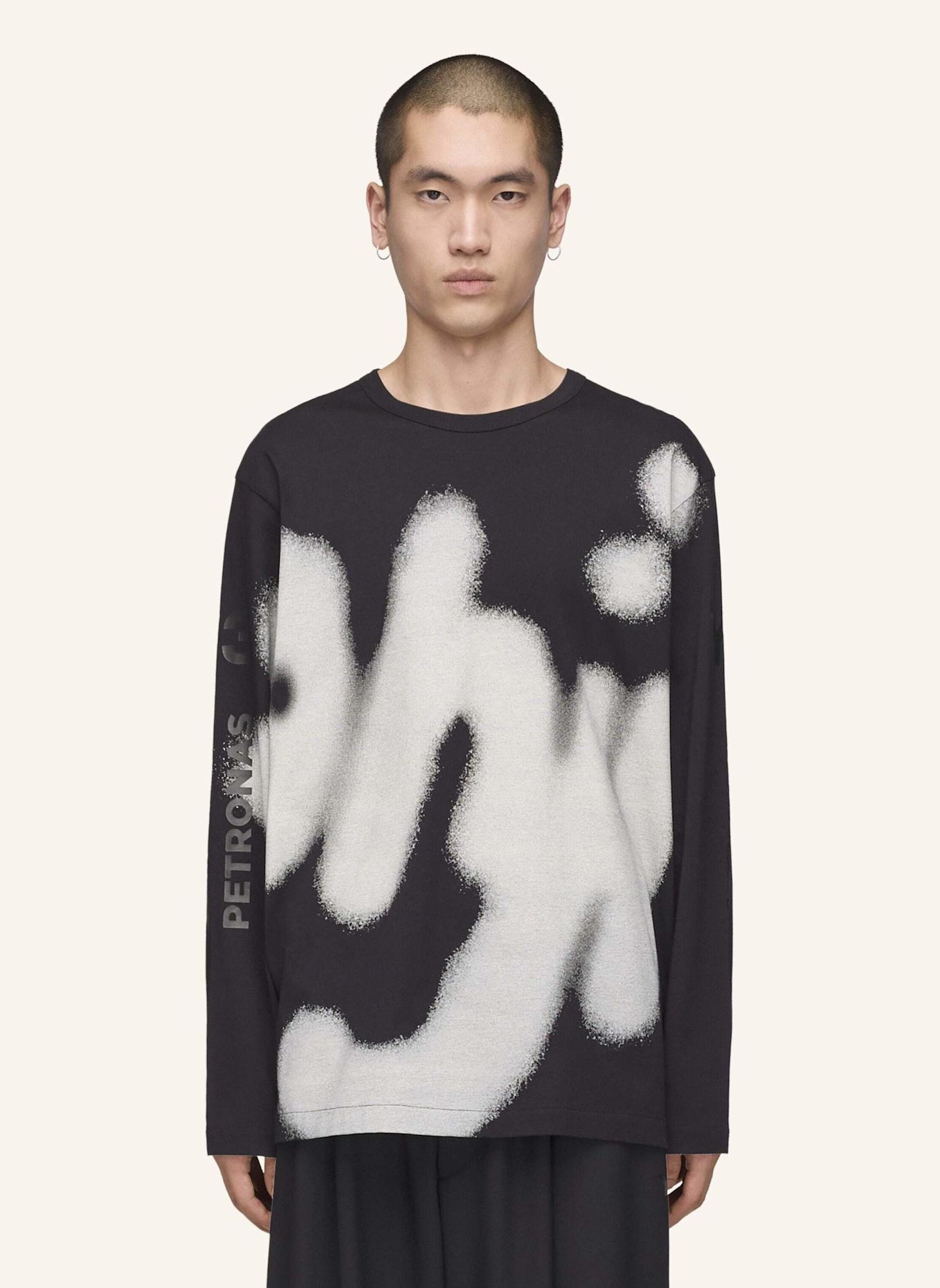 Y-3 Y-3 MERCEDES - AMG PETRONAS FORMULA 1 TEAM YOHJI GRAFIK-LONGSLEEVE: SCHWARZ