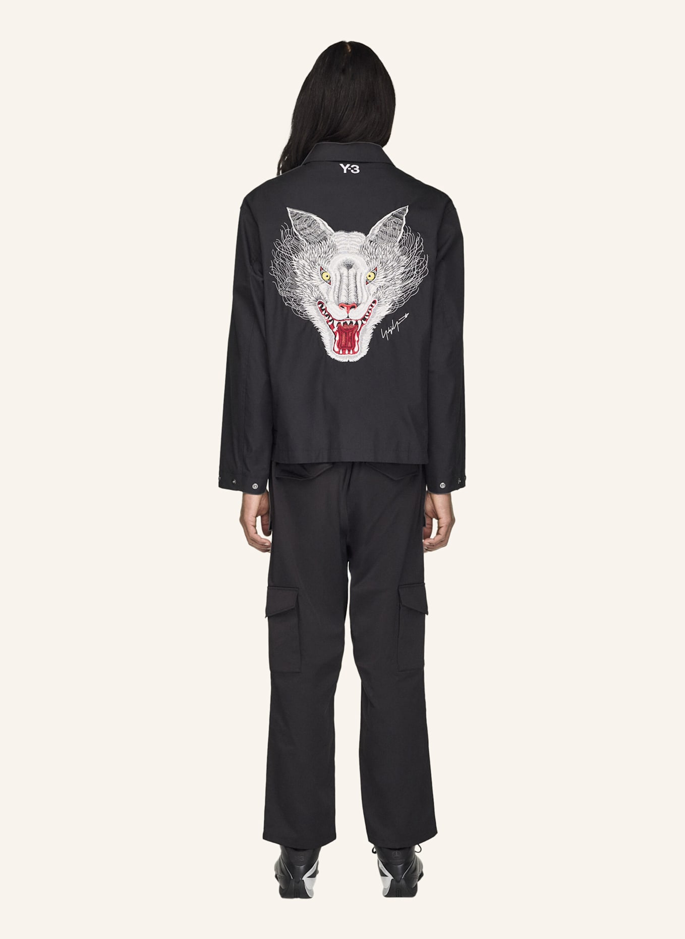 Y-3 Y-3 MERCEDES CARGO HOSE: SCHWARZ