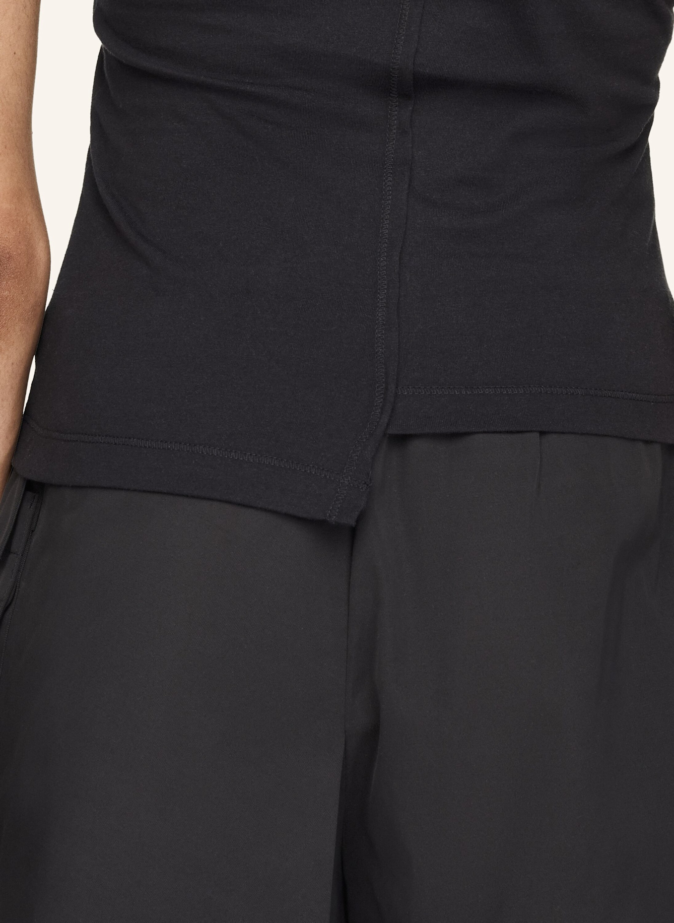 Y-3 Y-3 MERCEDES FITTED T-SHIRT: SCHWARZ