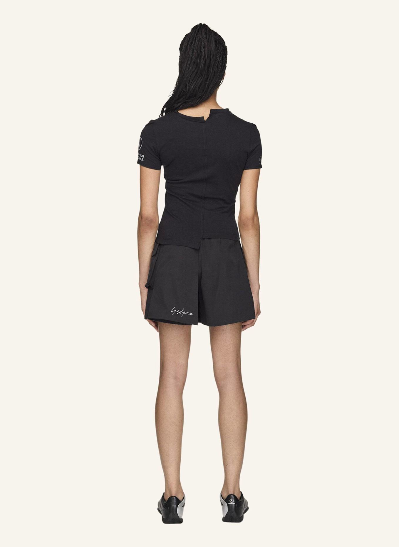 Y-3 Y-3 MERCEDES FITTED T-SHIRT: SCHWARZ