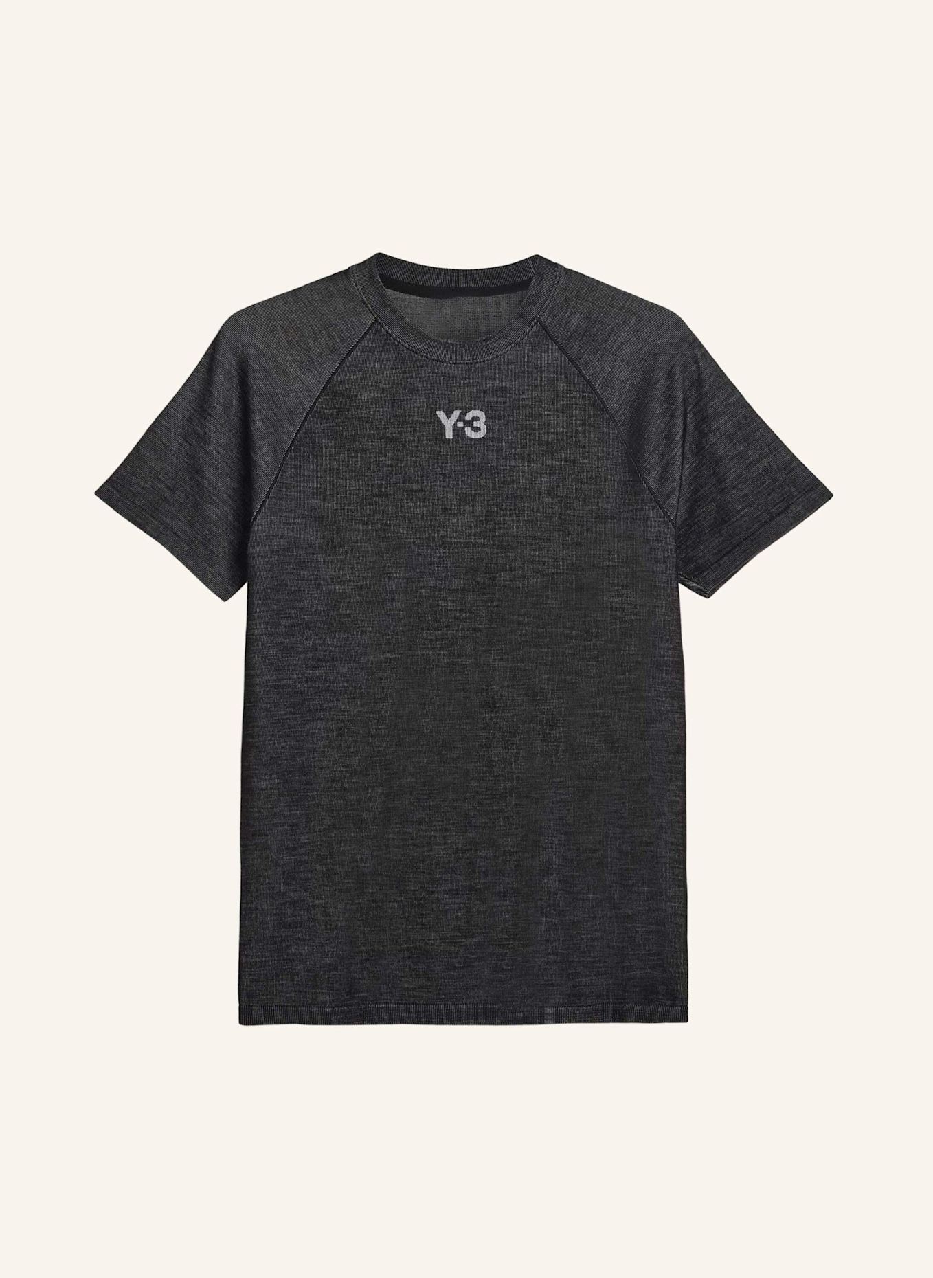 Y-3 Y-3 MERCEDES ENGINEERED T-SHIRT: SCHWARZ/ GRÜN