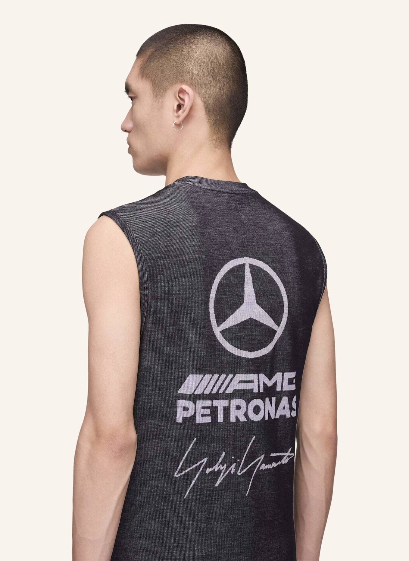 Y-3 Y-3 MERCEDES ENGINEERED TANK-TOP: SCHWARZ/ GRÜN