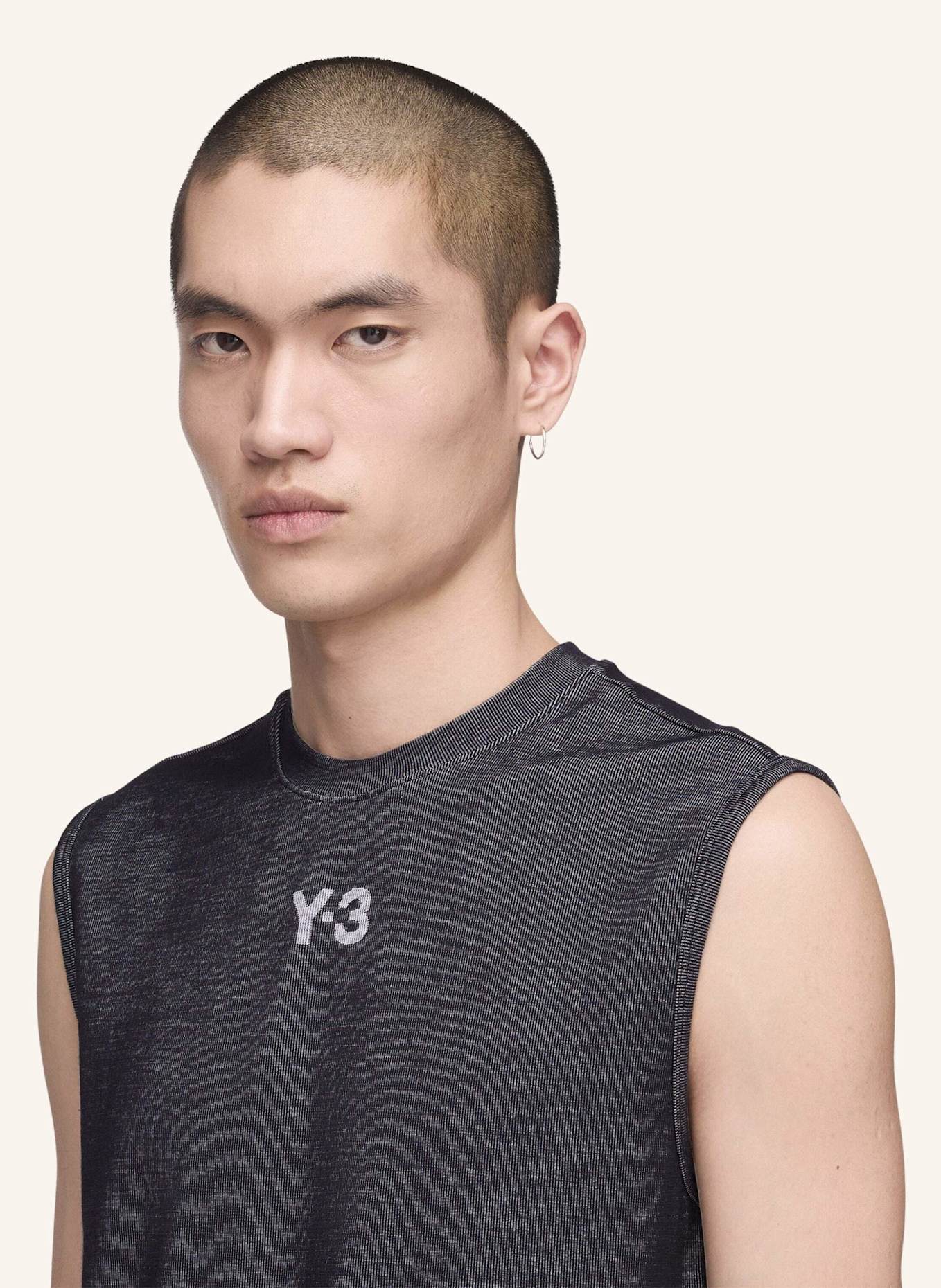 Y-3 Y-3 MERCEDES ENGINEERED TANK-TOP: SCHWARZ/ GRÜN