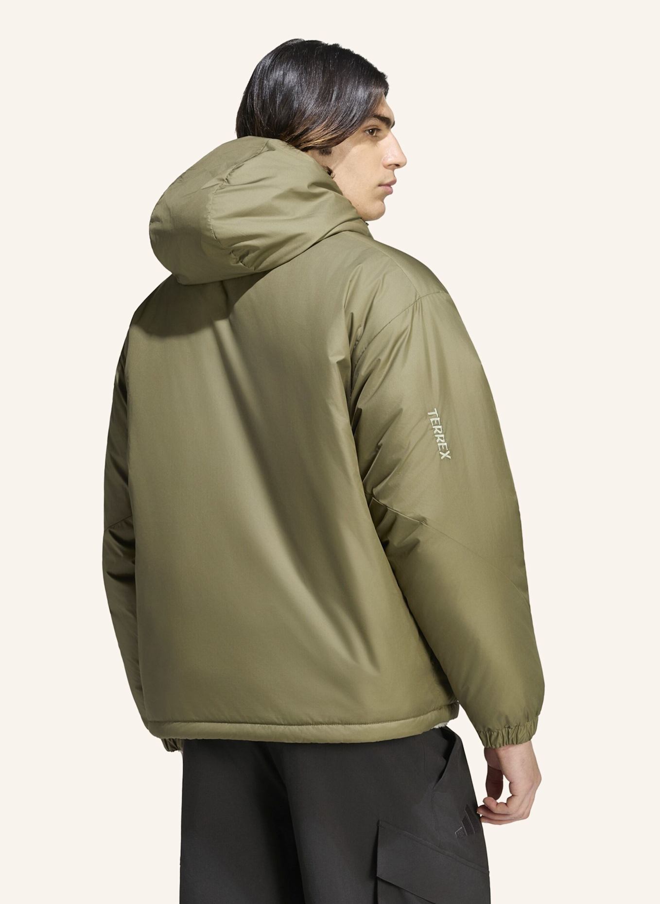 adidas TERREX TERREX MULTI PRIMALOFT JACKE, KAPUZE, ISOLIEREND: GRÜN