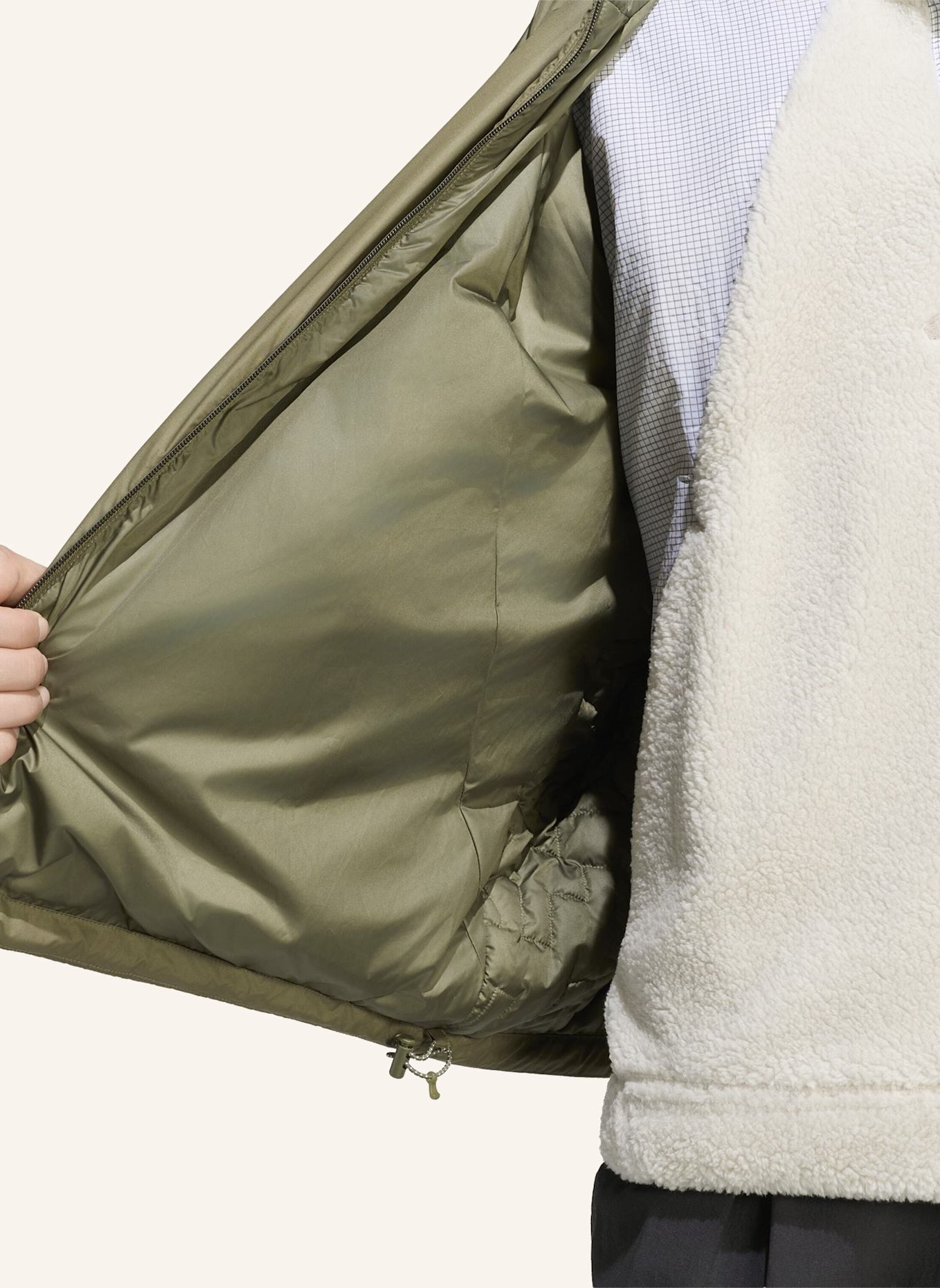 adidas TERREX TERREX MULTI PRIMALOFT JACKE, KAPUZE, ISOLIEREND: GRÜN