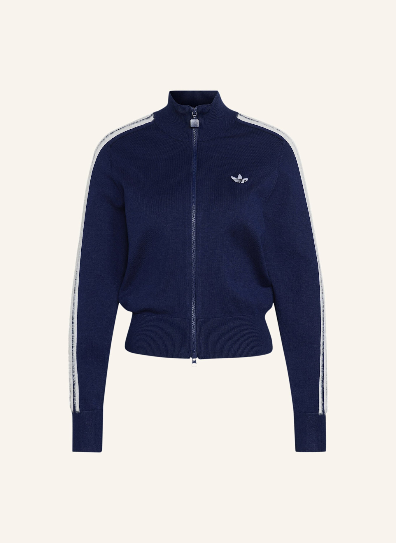adidas Originals FIREBIRD ORIGINALS JACKE, STRICK: BLAU/ WEISS