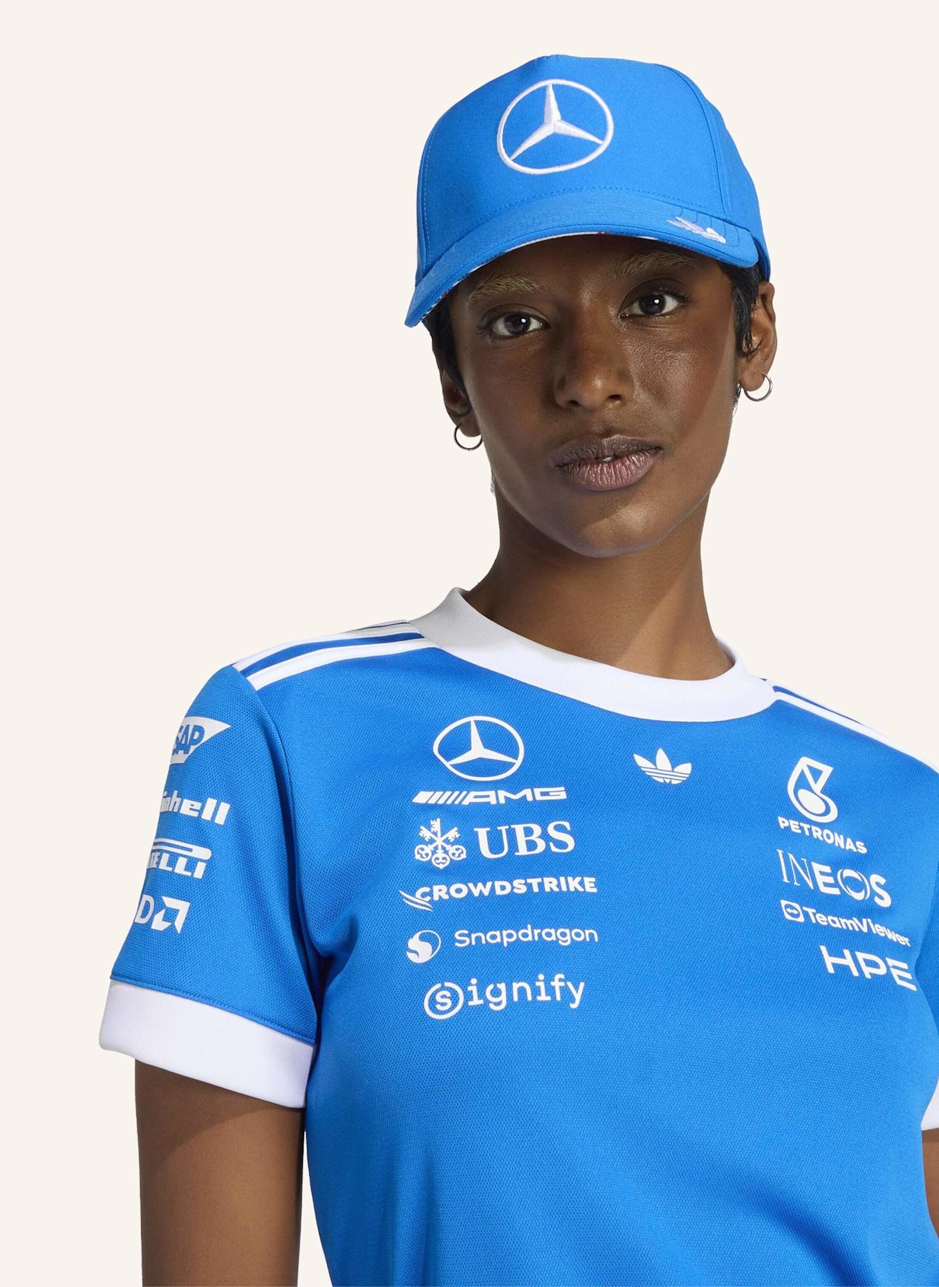 adidas MERCEDES-AMG PETRONAS FORMULA 1 TEAM BLUE WONDER DRIVER TRIKOT: BLAU