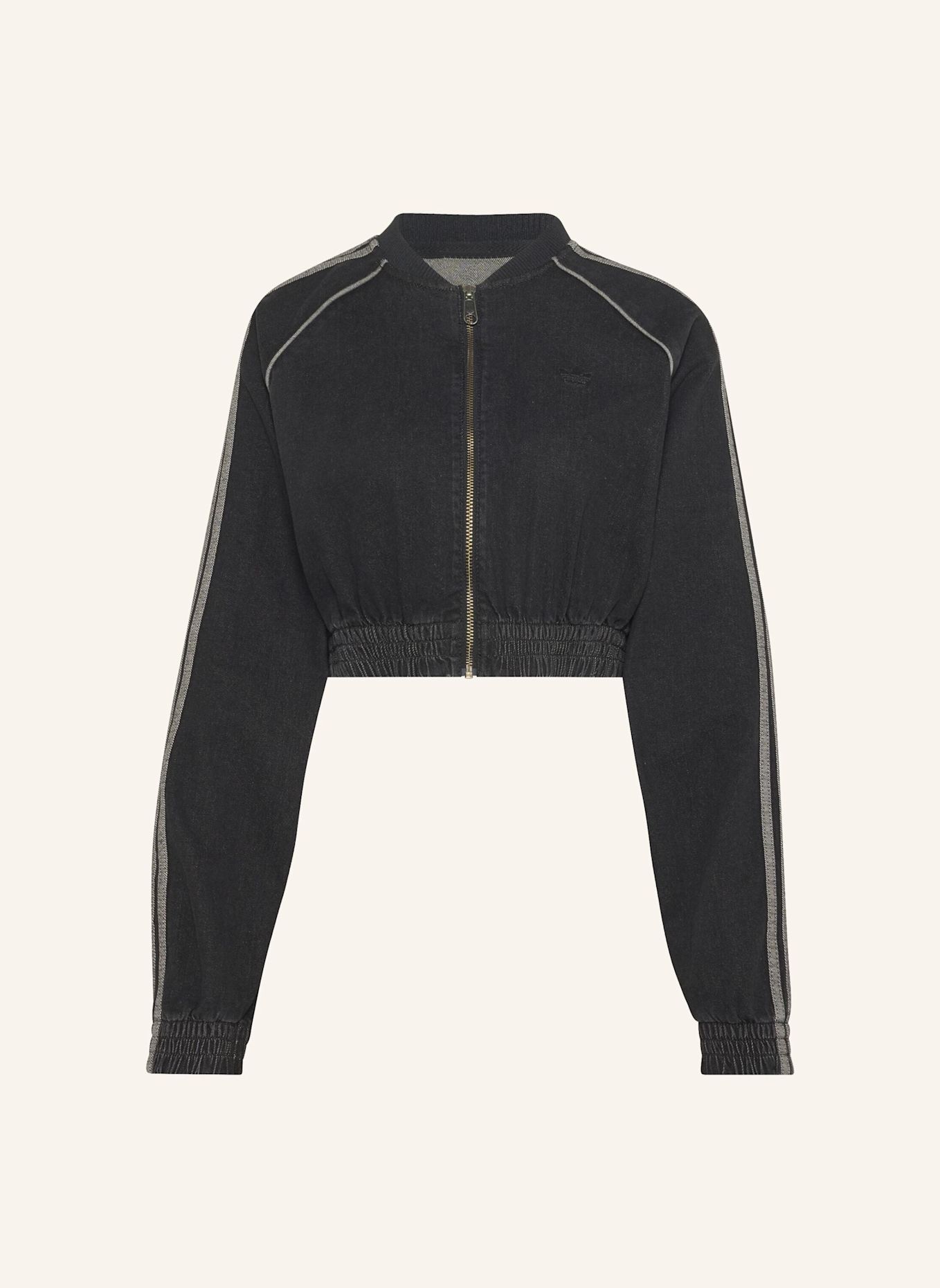 adidas Originals SST DENIM TRACK TOP: SCHWARZ