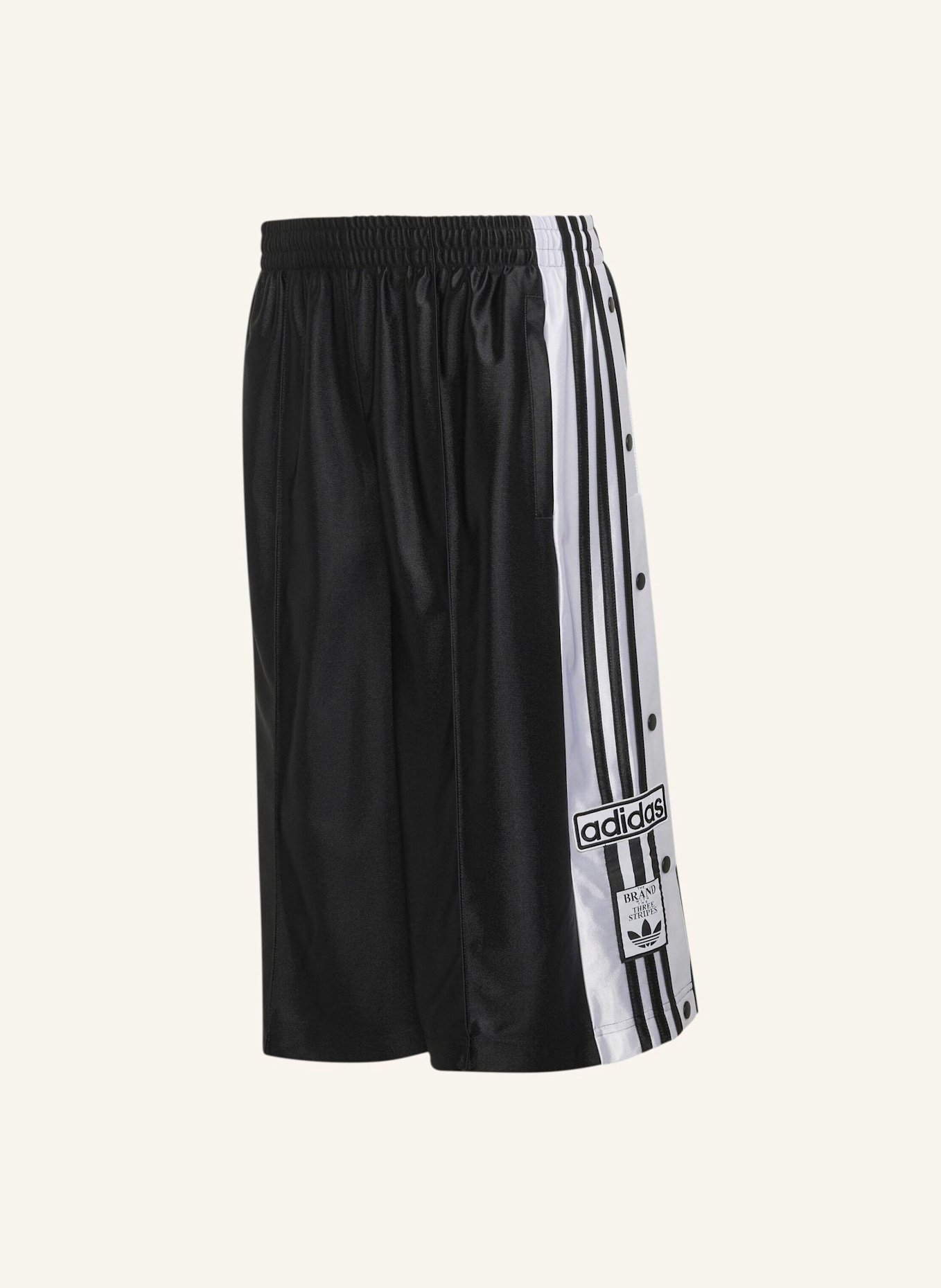 adidas Originals ADIBREAK SHORTS, LÄNGER GESCHNITTEN: SCHWARZ/ WEISS