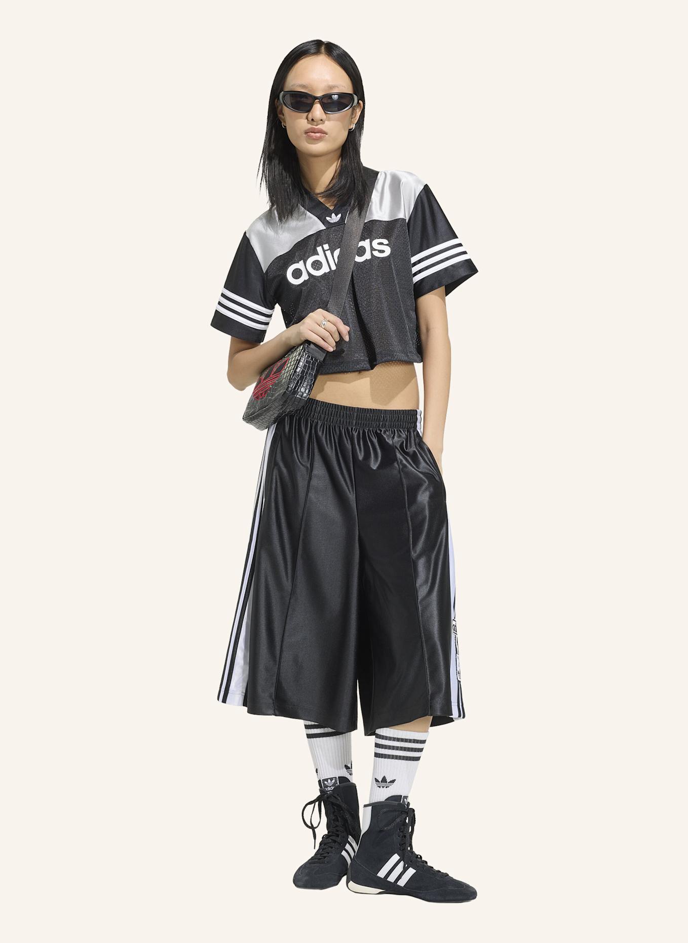 adidas Originals ADIBREAK SHORTS, LÄNGER GESCHNITTEN: SCHWARZ/ WEISS