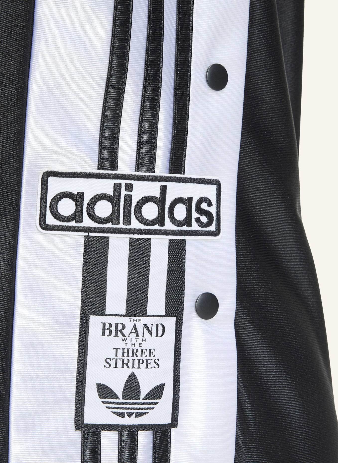 adidas Originals ADIBREAK SHORTS, LÄNGER GESCHNITTEN: SCHWARZ/ WEISS