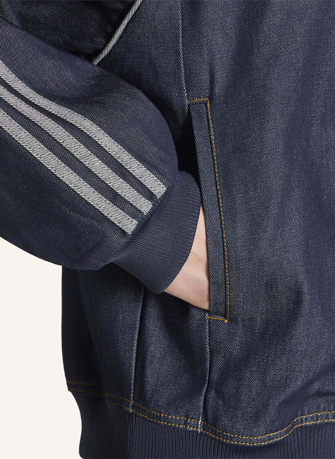 adidas Originals SST ADICOLOR DENIM TRACK TOP: BLAU