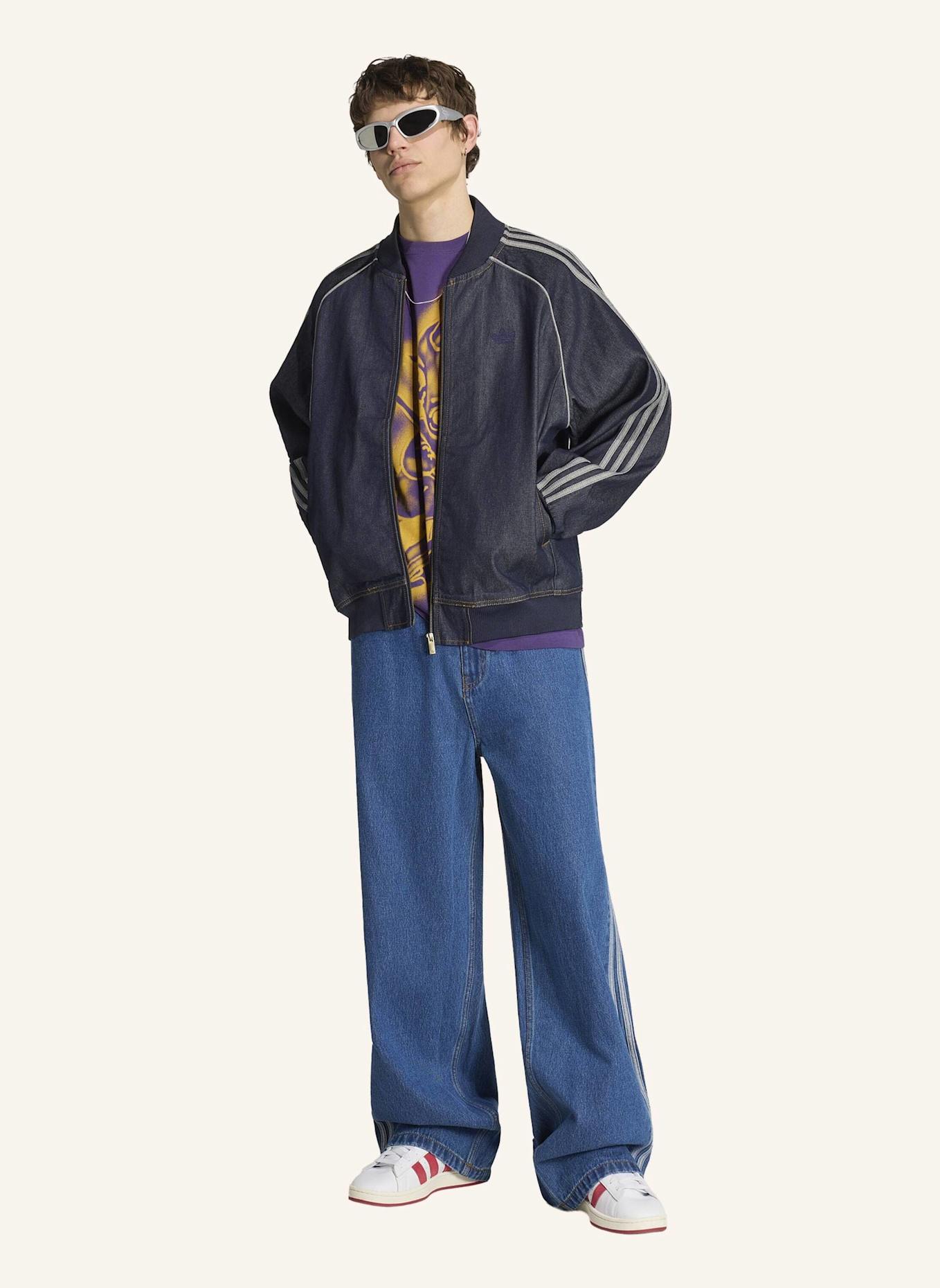adidas Originals SST ADICOLOR DENIM TRACK TOP: BLAU