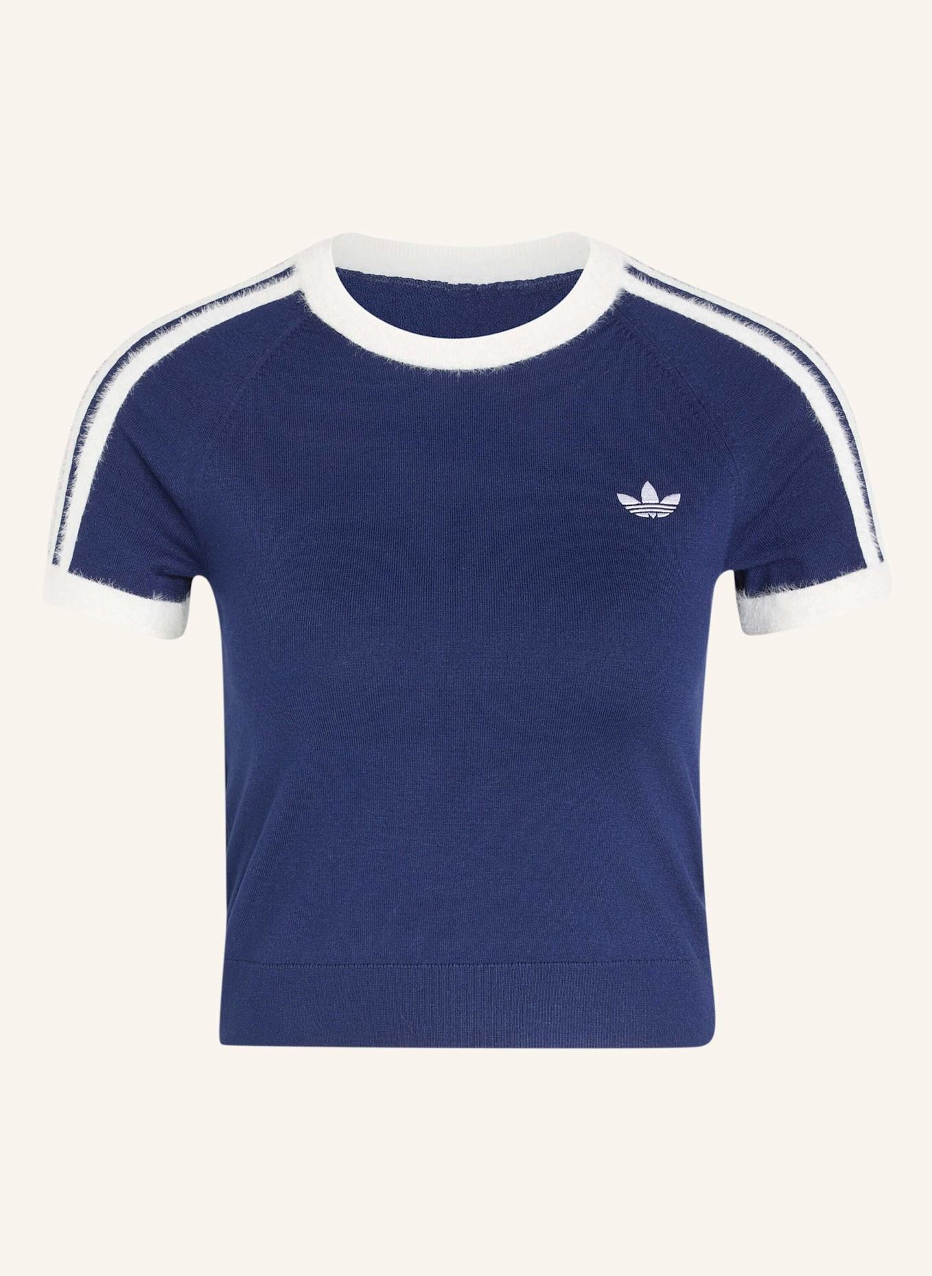 adidas Originals T-SHIRT, GEWIRKTES MATERIAL: BLAU/ WEISS