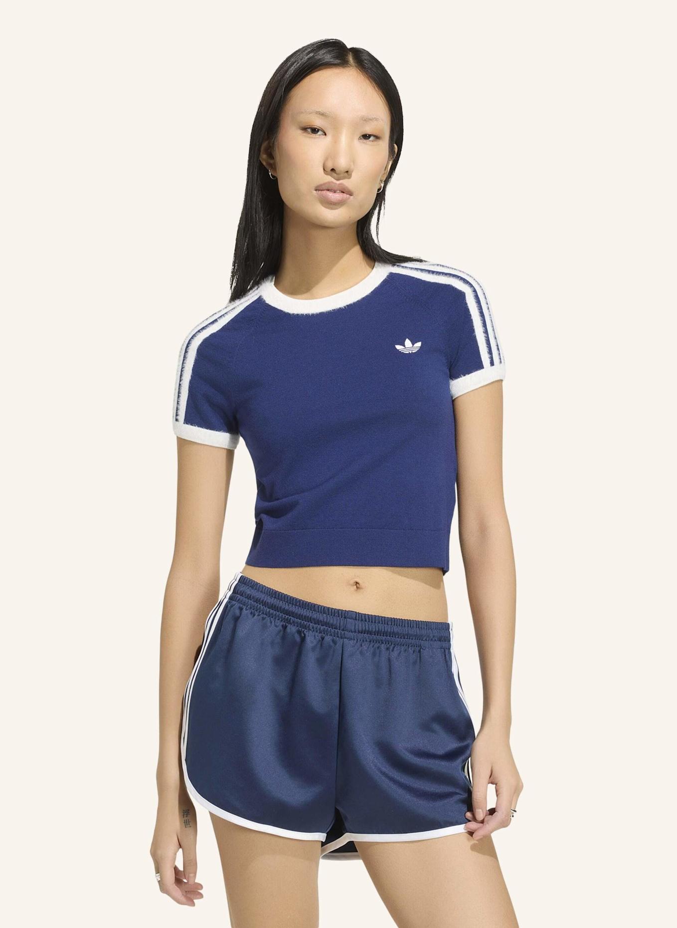 adidas Originals T-SHIRT, GEWIRKTES MATERIAL: BLAU/ WEISS