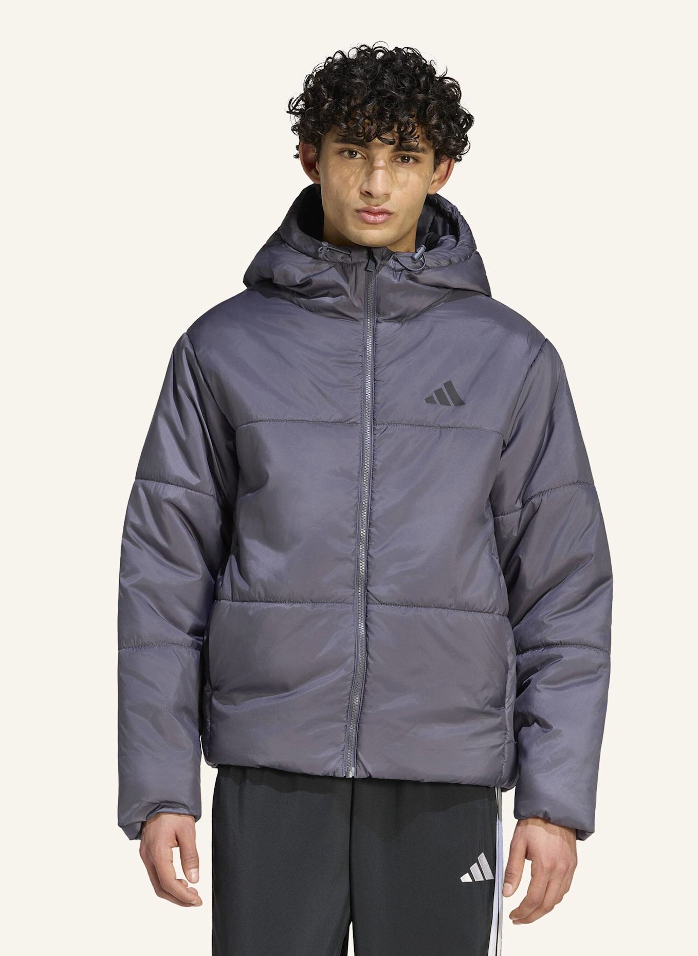 adidas ESSENTIALS HIGHLOFT PUFFER JACKE, ISOLIERT: LILA