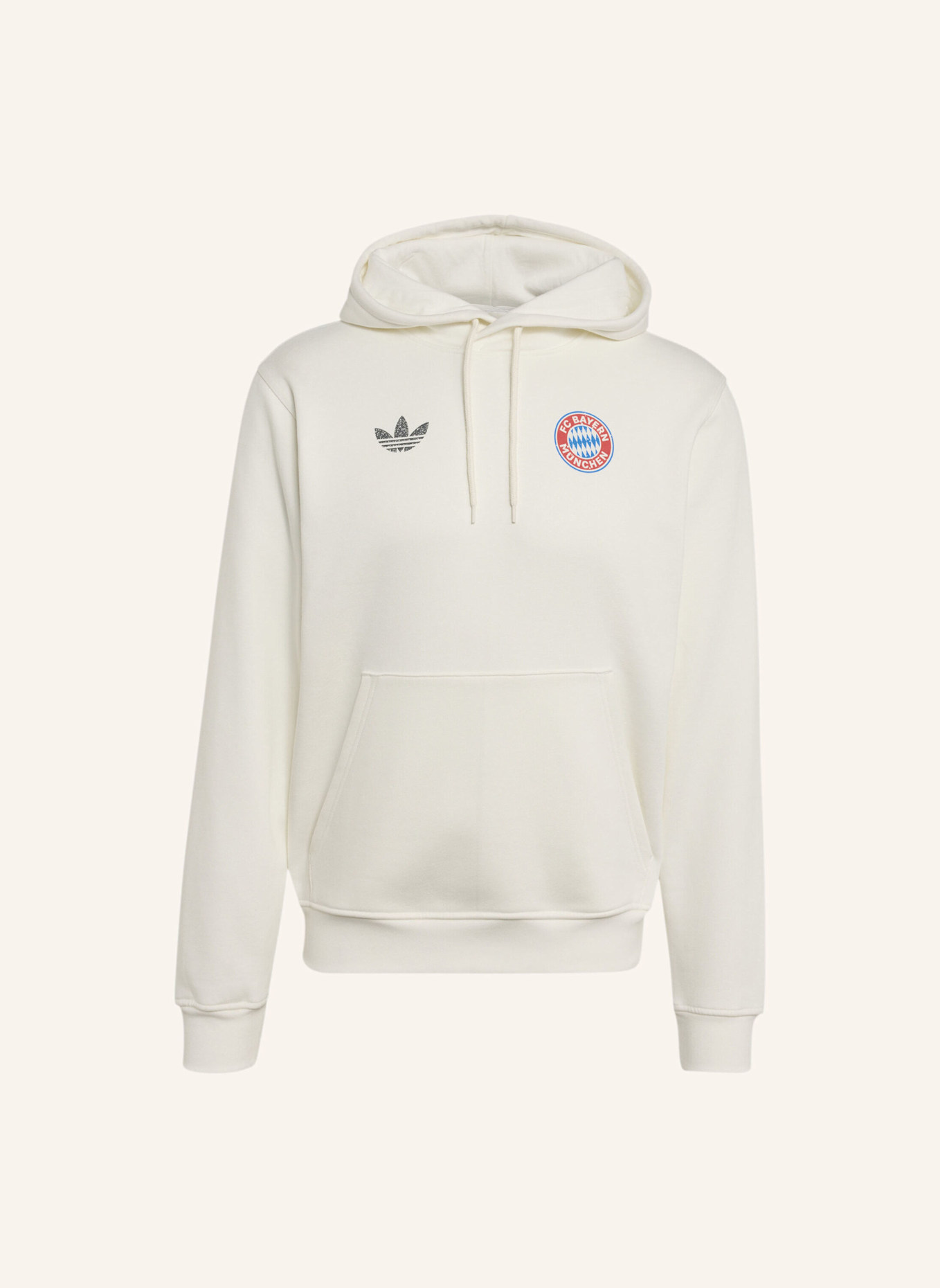 adidas FC BAYERN MÜNCHEN OG GRAFIK HOODIE: WEISS