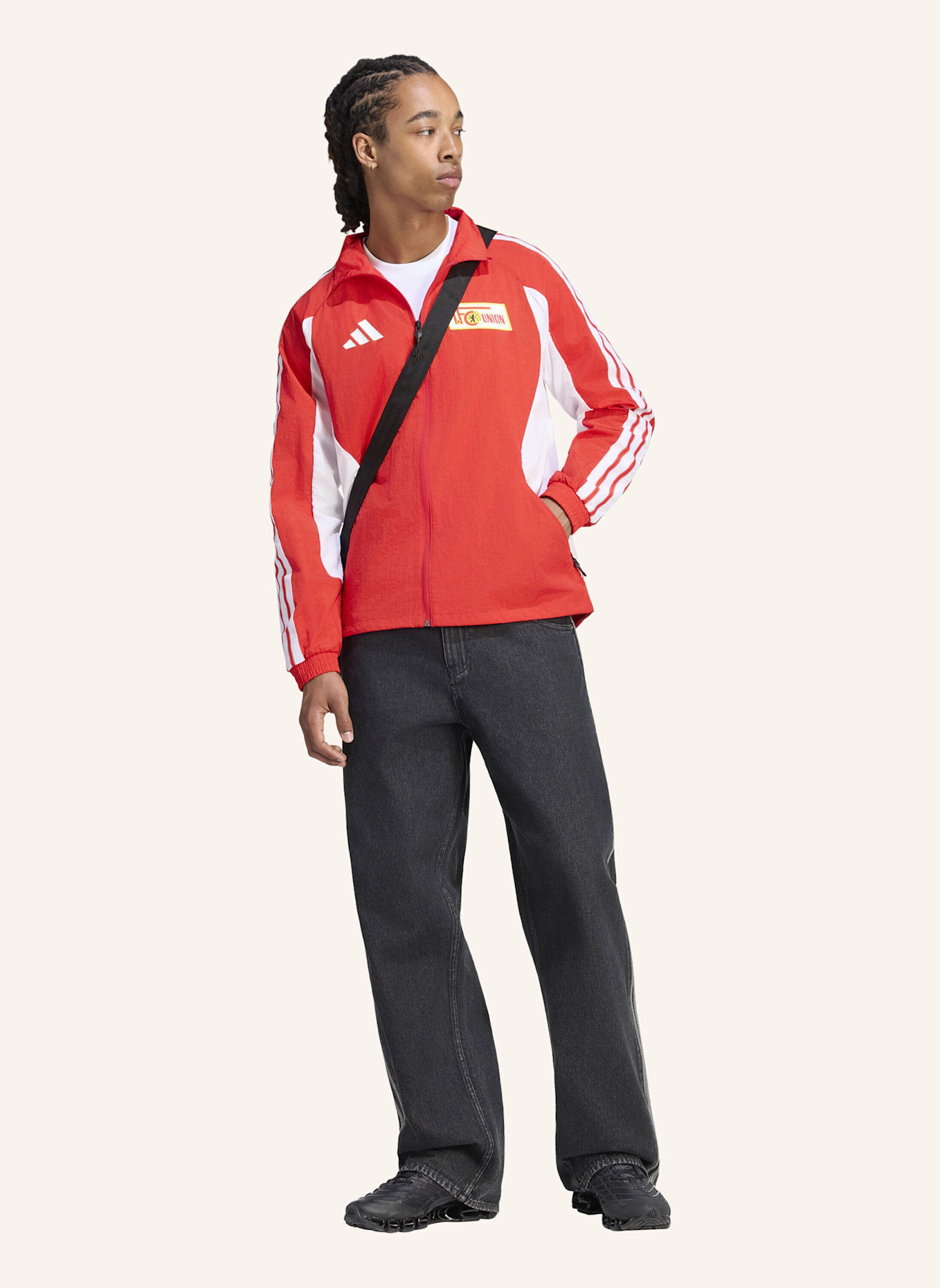 adidas UNION BERLIN ANTHEM HEIMJACKE: ROT