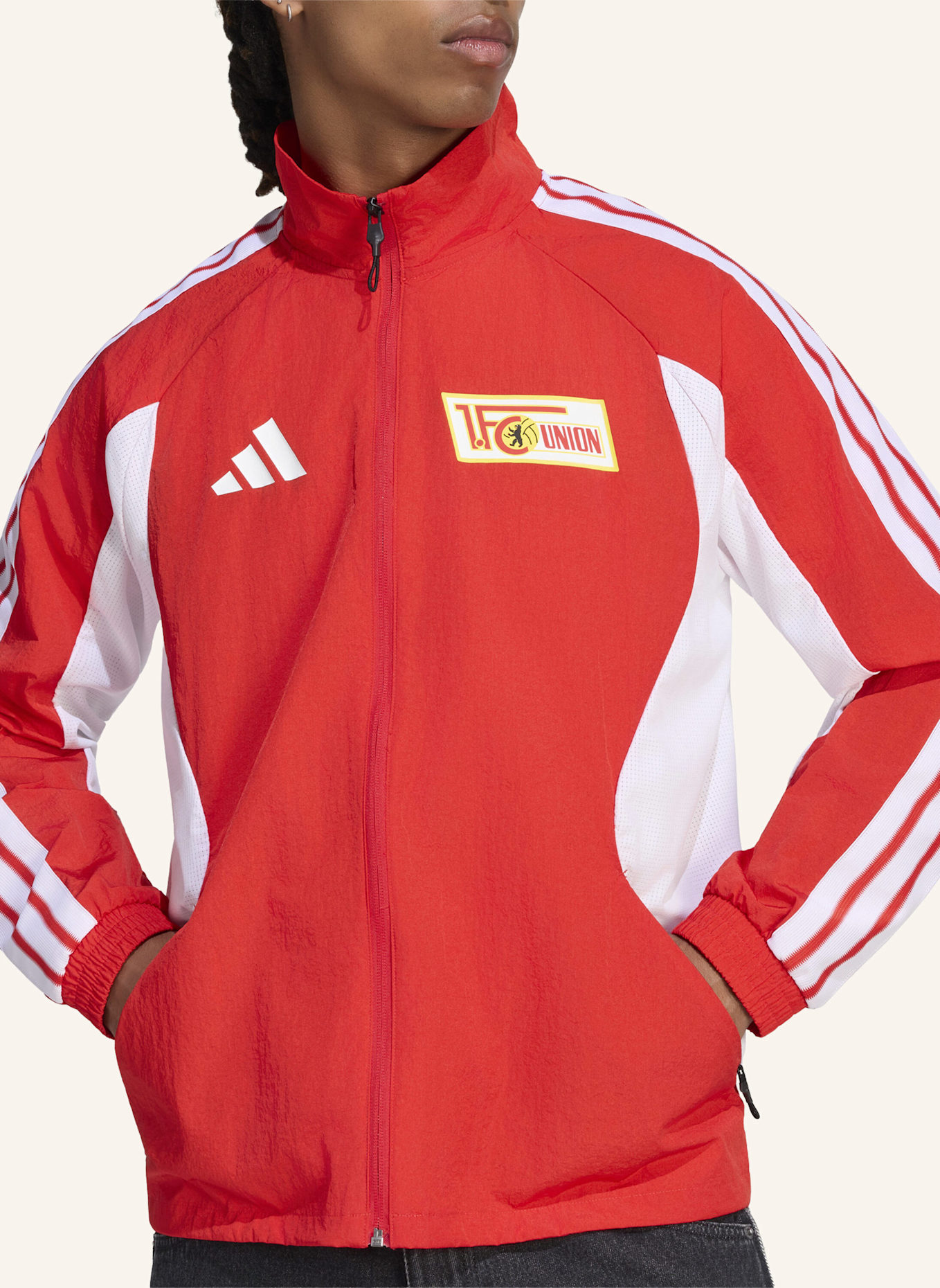 adidas UNION BERLIN ANTHEM HEIMJACKE: ROT