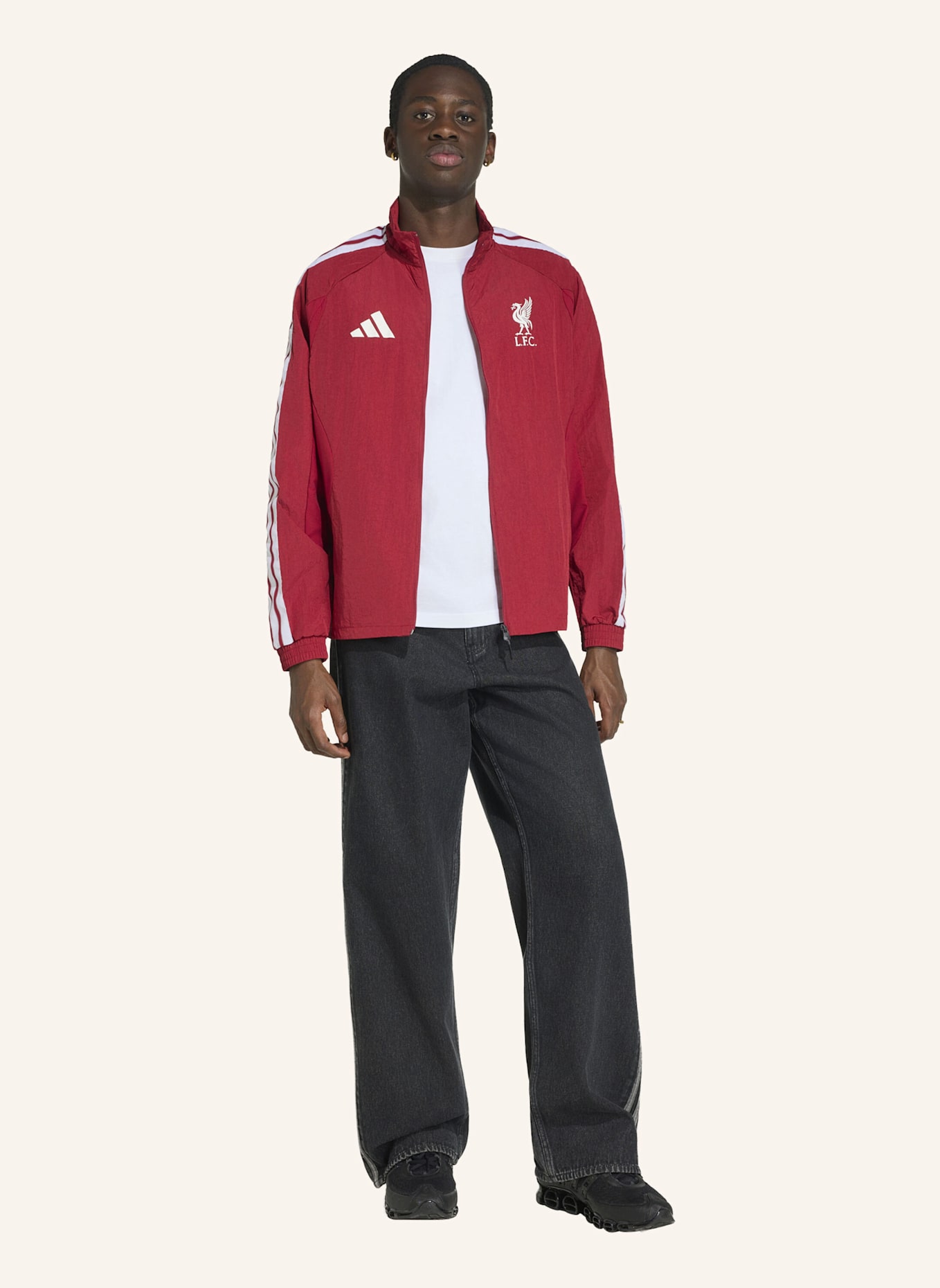 adidas FC LIVERPOOL ANTHEM HEIMJACKE: ROT