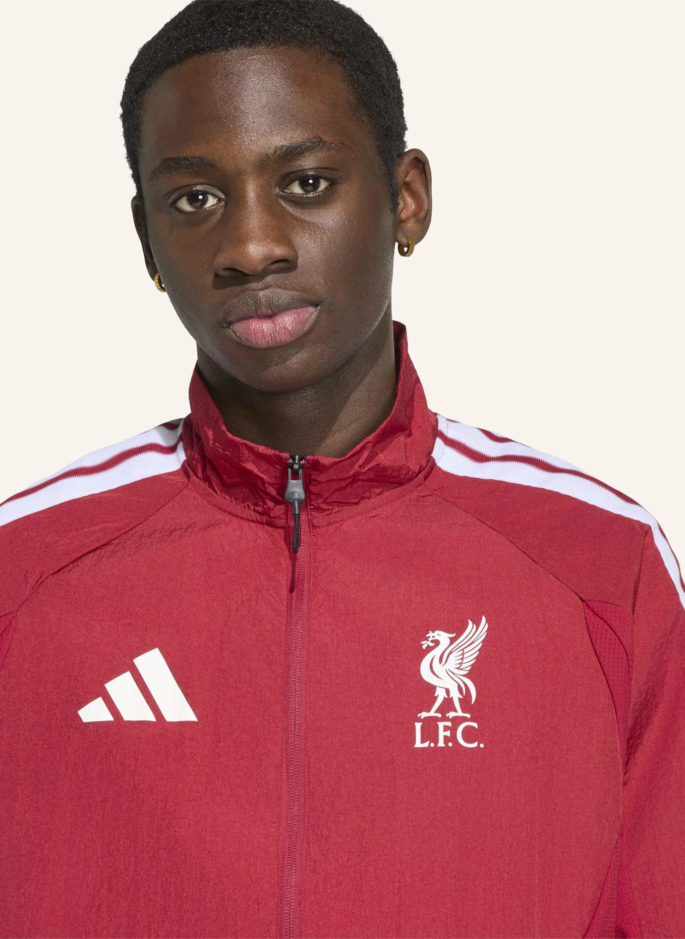 adidas FC LIVERPOOL ANTHEM HEIMJACKE: ROT