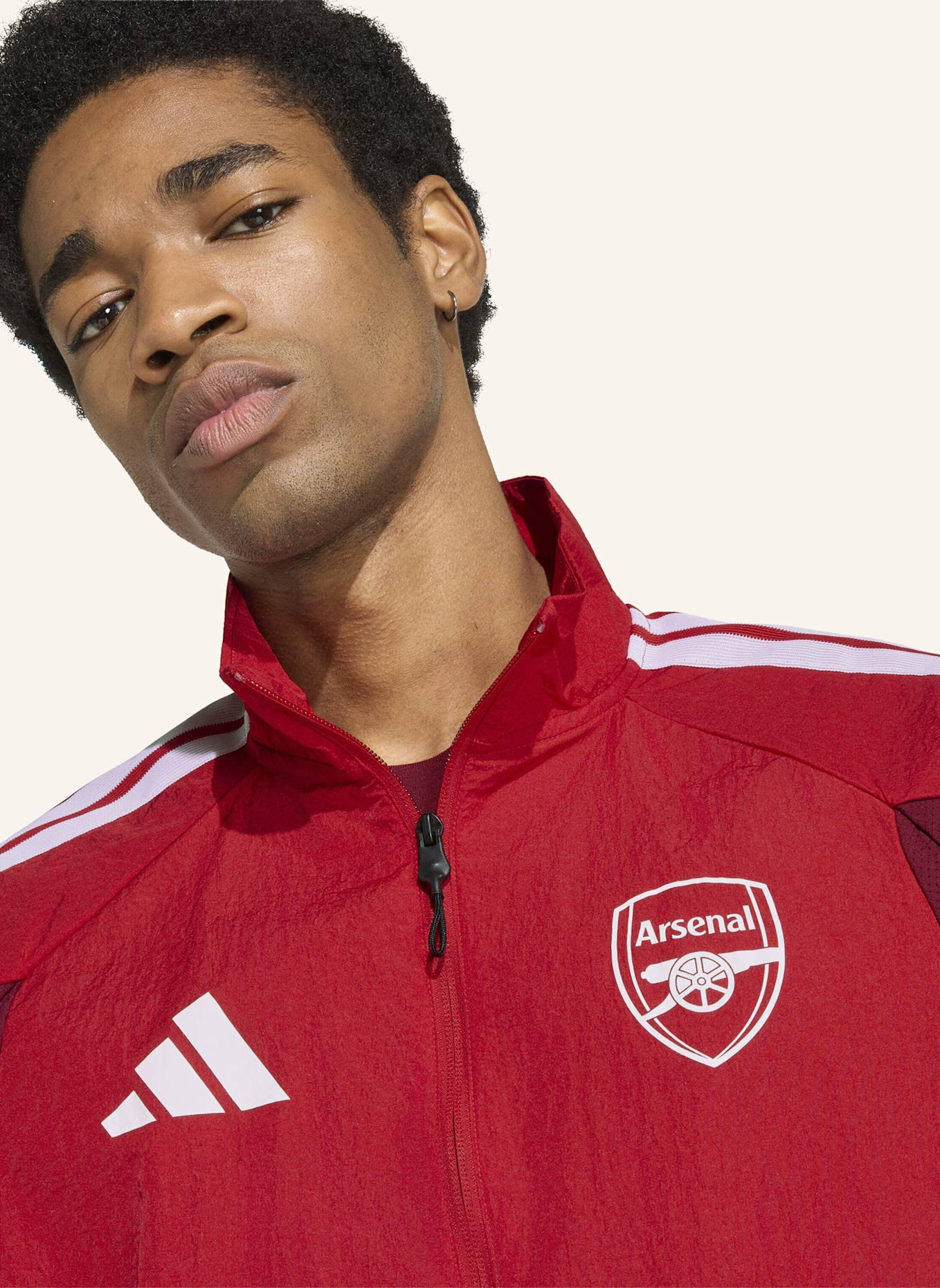 adidas FC ARSENAL ANTHEM HEIMJACKE: ROT