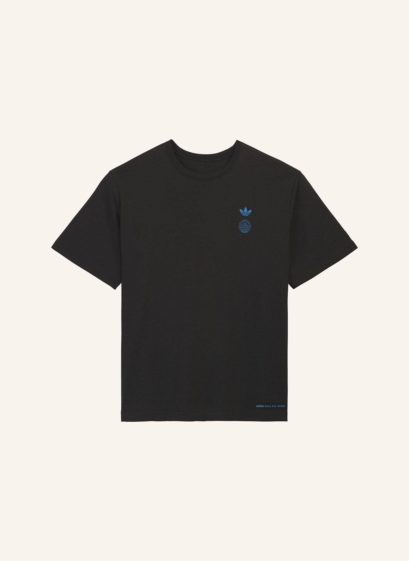 adidas Originals DTMF BAD BUNNY LONDRES HEAVYWEIGHT MERCH T-SHIRT: SCHWARZ