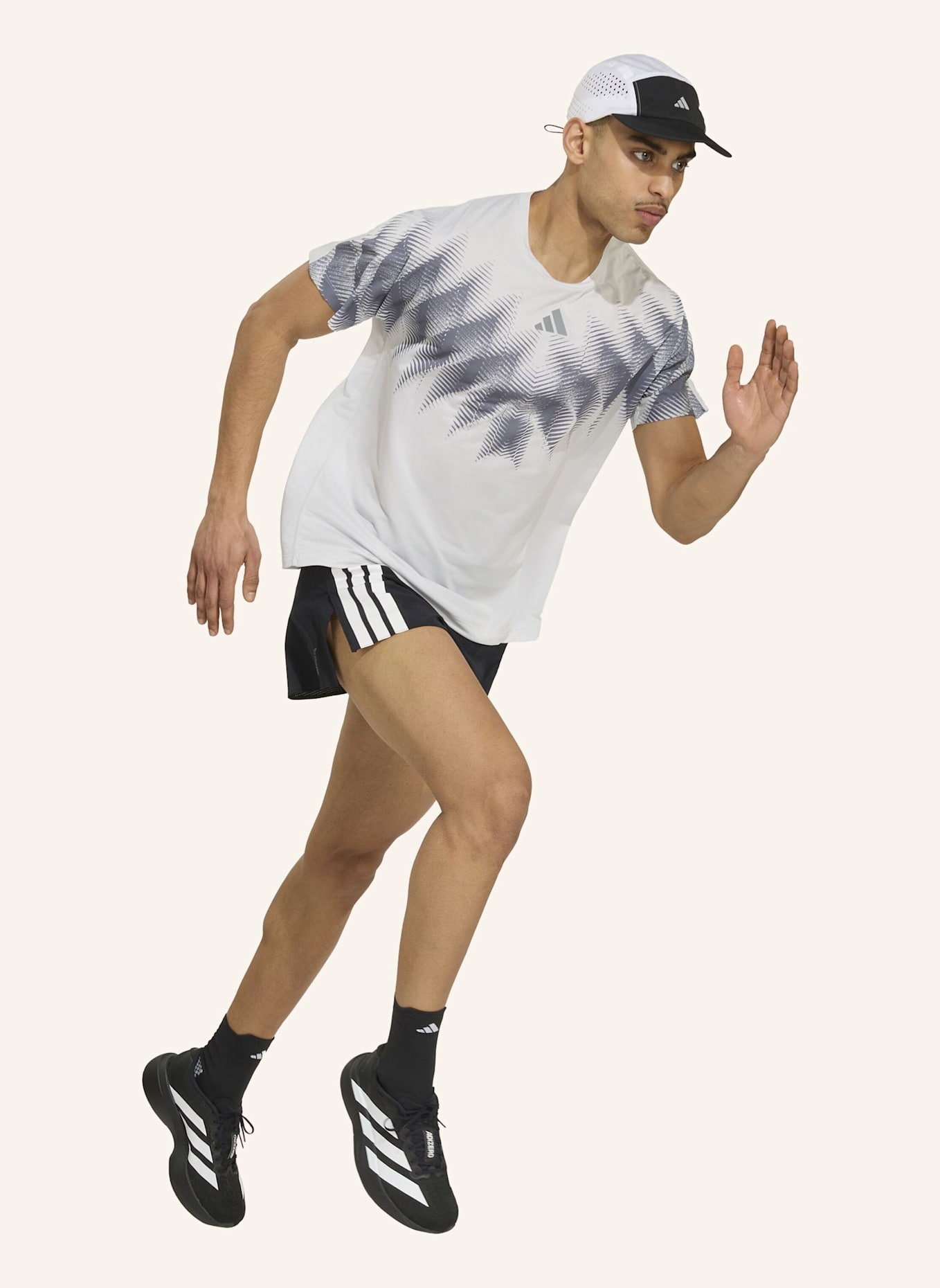 adidas ADIZERO ASPYRE UNITEFIT LAUFSHIRT: GRAU